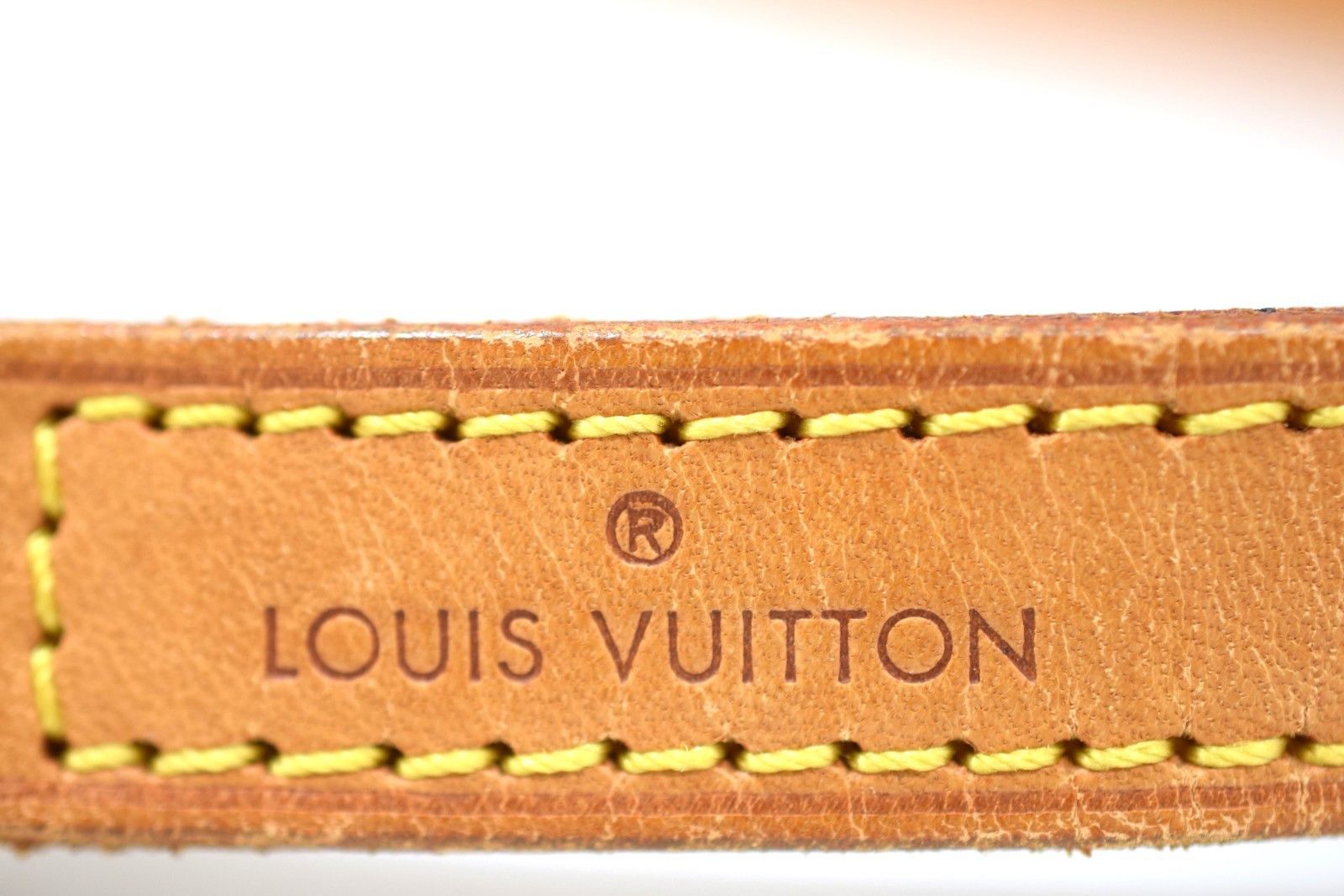 Louis Vuitton Louis Vuitton Leather Shoulder Strap Beige Size ONE SIZE - 10 Thumbnail