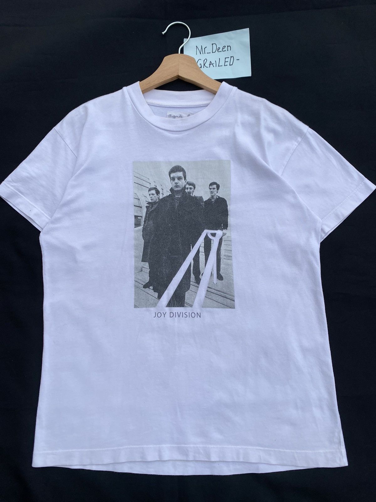 agnes b. Vintage Agnes B. x Joy Division Rare Printed Tshirt Size US L / EU 52-54 / 3 - 5 Thumbnail