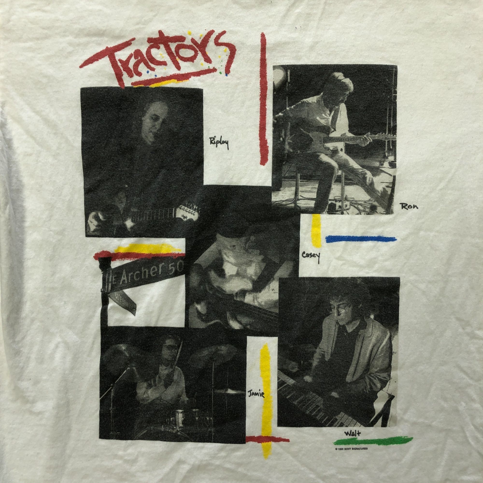 Other Vintage The Tractors White Band T-Shirt - Size Large Size US L / EU 52-54 / 3 - 2 Thumbnail