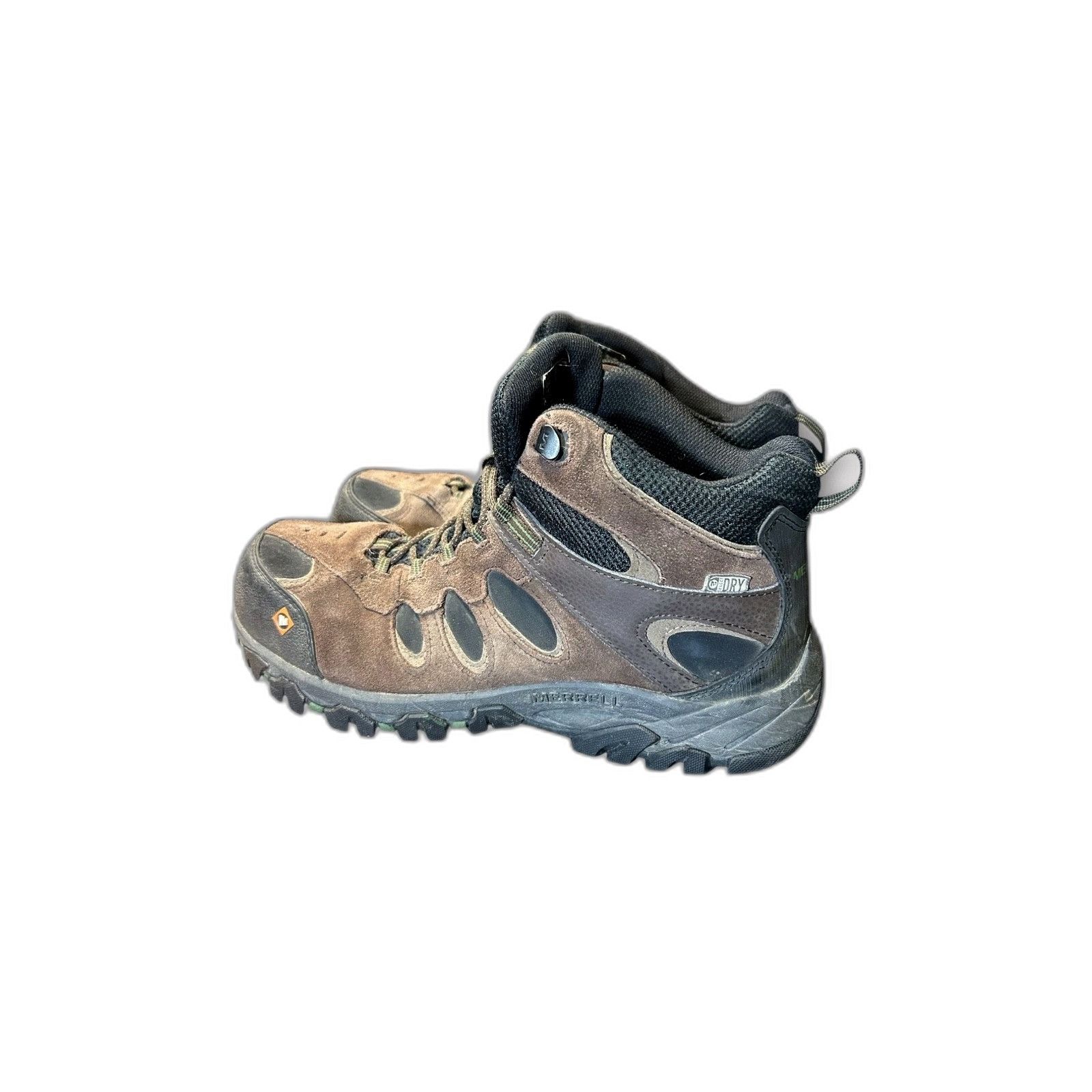 Merrell Merrell Ridgepass Bolt Mid Work Boots Waterproof Brown Mens Size US 11 / EU 44 - 3 Thumbnail