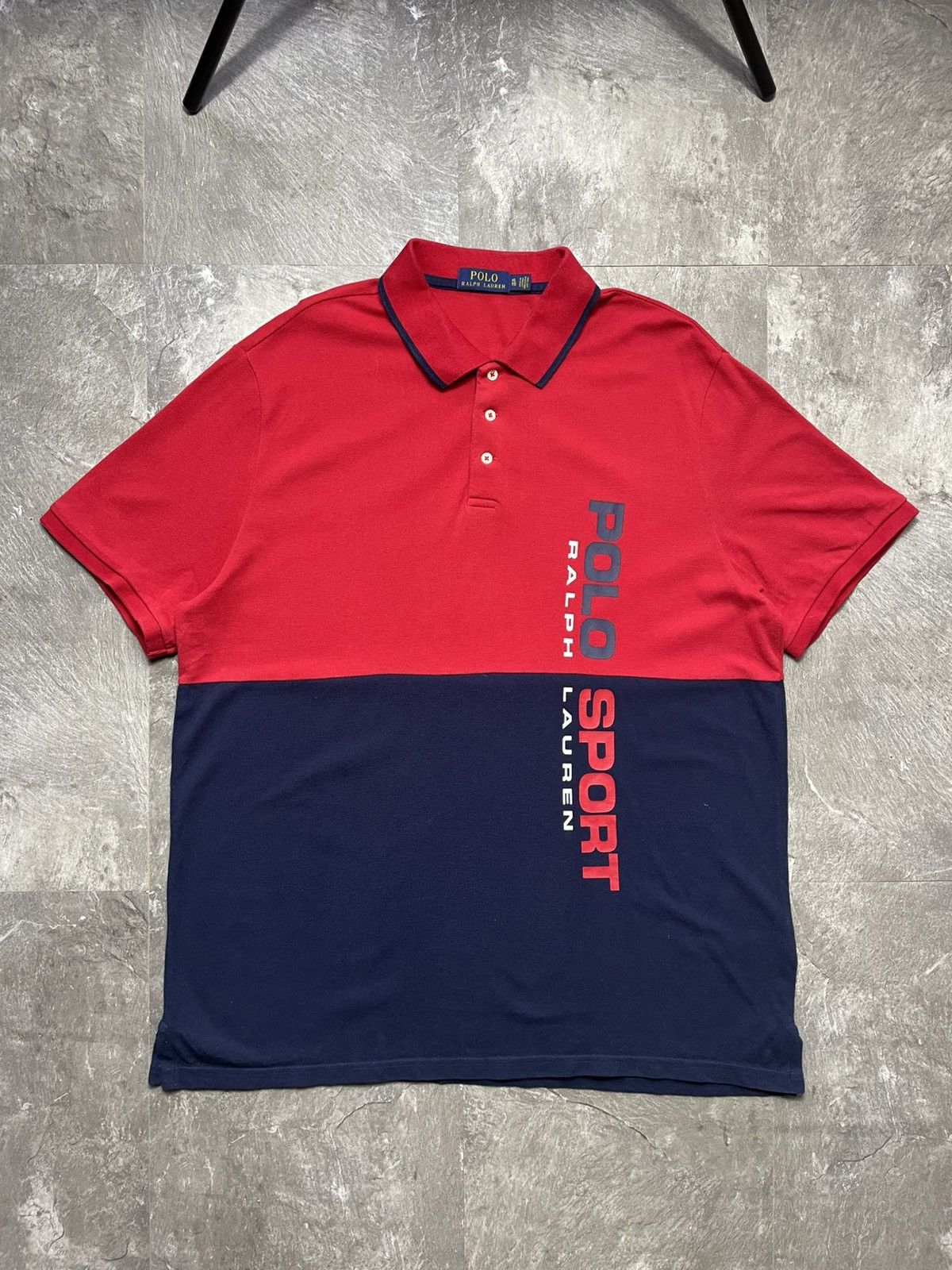 Polo Ralph Lauren Vintage Polo Ralph Lauren T Shirt Polo Sport Big Logo Size US XL / EU 56 / 4 - 1 Thumbnail