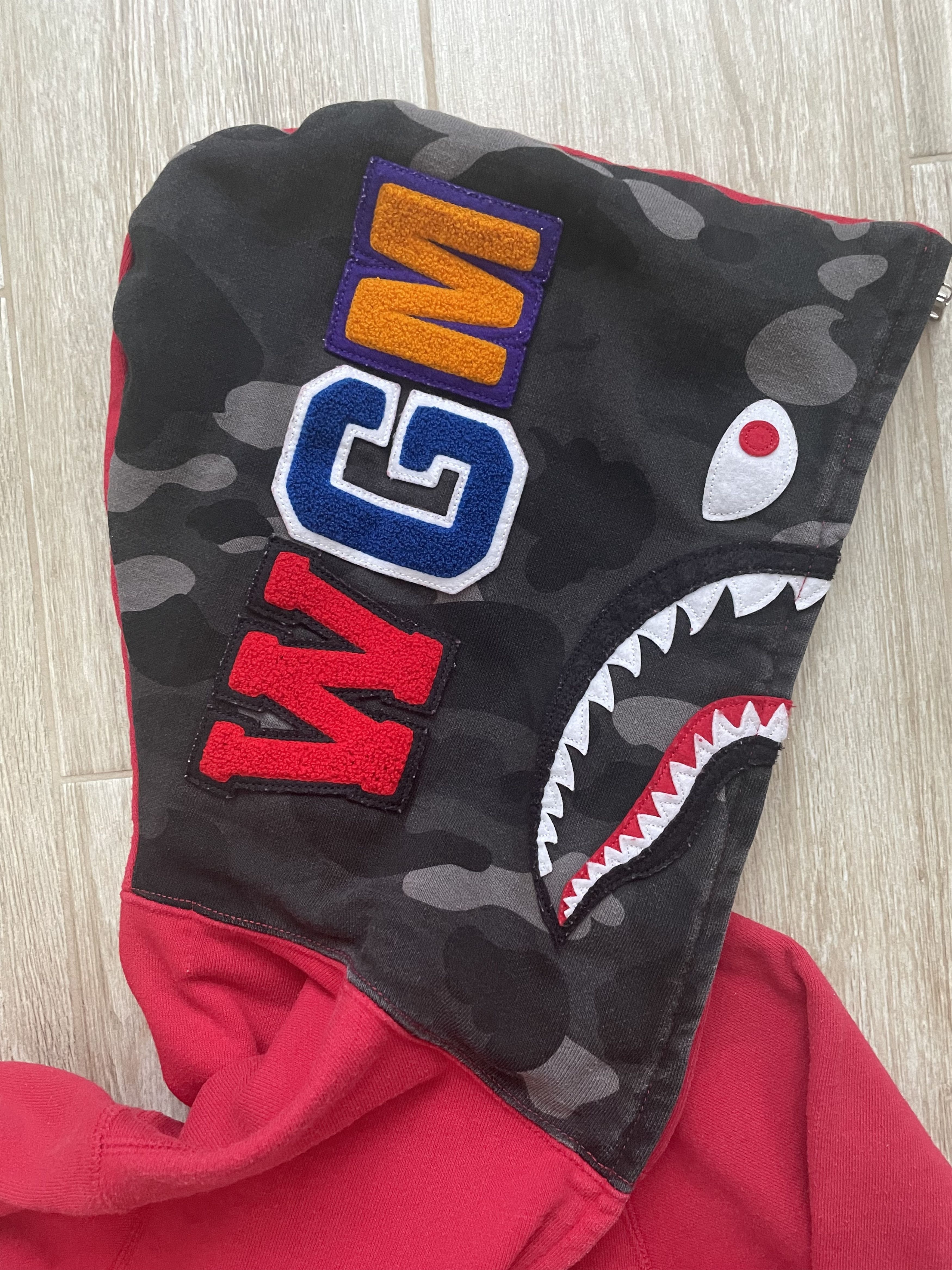 Bape Bape Shark Zip Hoodie Size US S / EU 44-46 / 1 - 4 Thumbnail