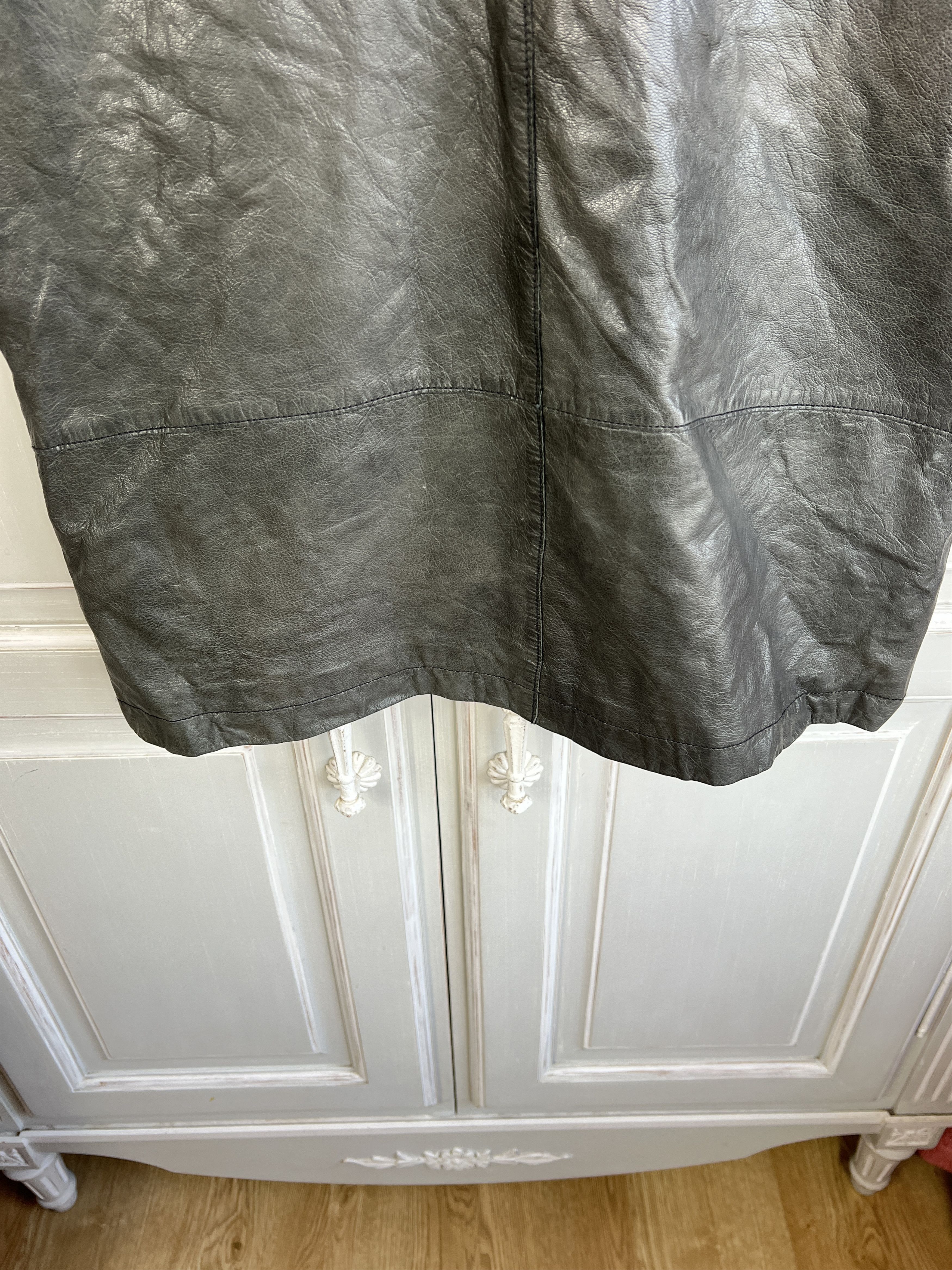 Other MONTGOMERY LONG LEATHER JACKET RICK OWENS STYLE Size M / US 6-8 / IT 42-44 - 12 Thumbnail