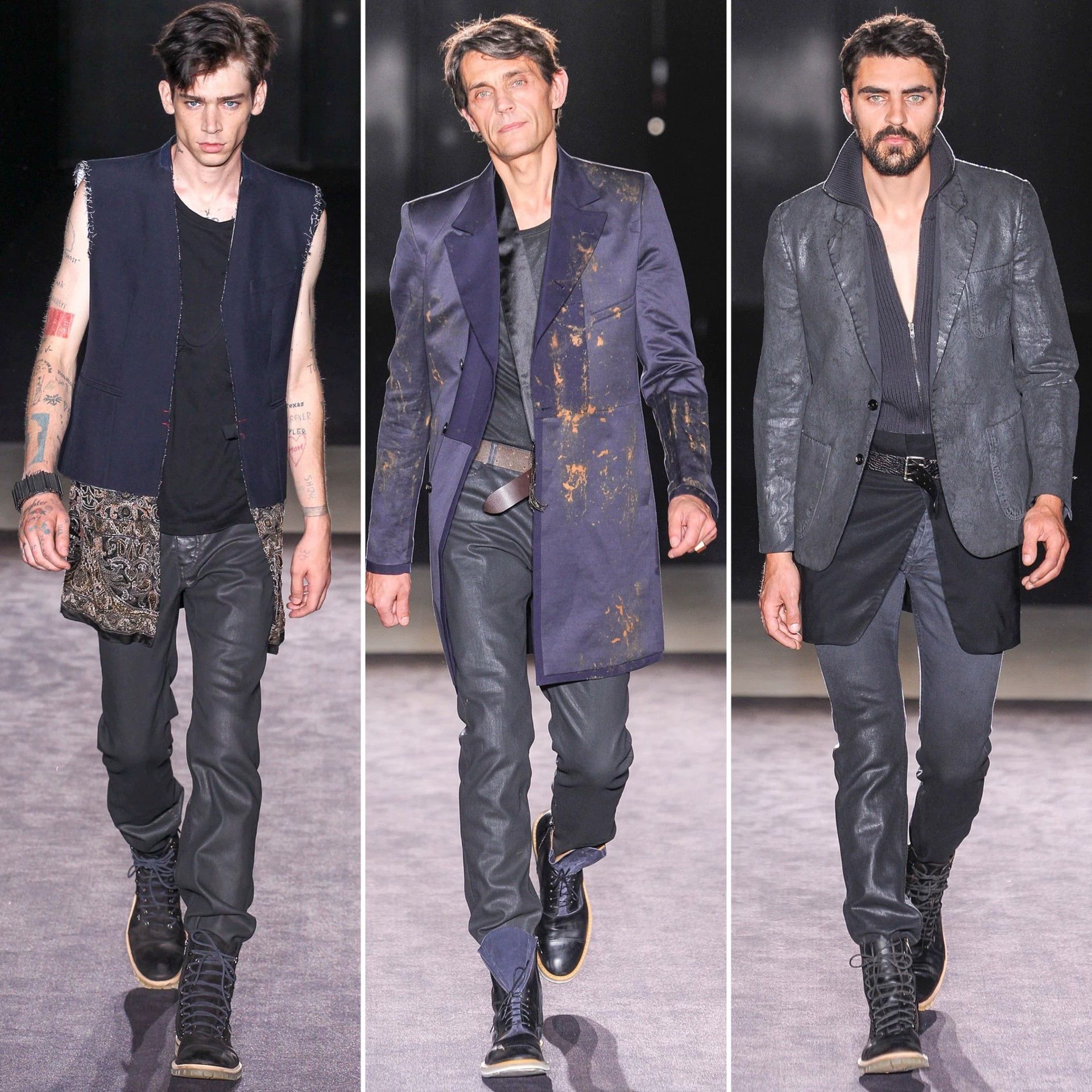 Maison Margiela Waxed Denim Jeans - Runway - Size 48