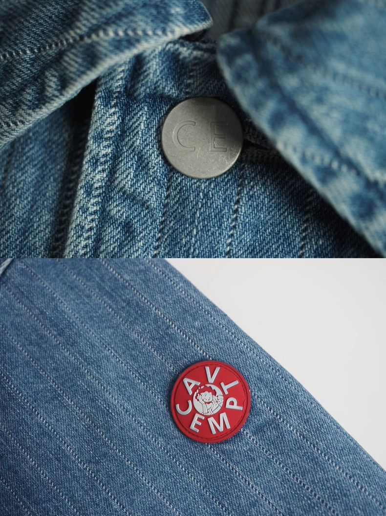 Cav Empt Cav emptBlue striped four-pocket denim jacket 2503-Nextarro Size US M / EU 48-50 / 2 - 8 Thumbnail