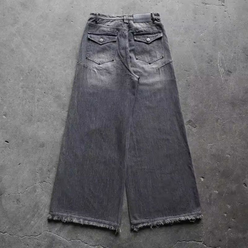 Japanese Brand × Vintage Washed Baggy Jeans Size US 33 - 2 Thumbnail