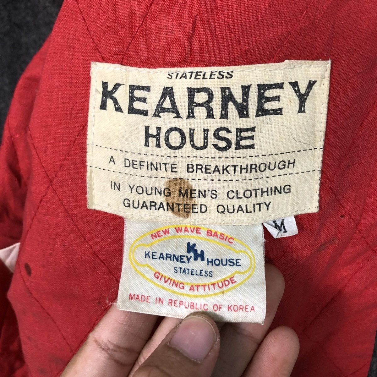 Hysteric Glamour 🔥VINTAGE WOOL BOMBER JACKET KEARNEY HOUSE FULLPATCH BIG LOGO Size US M / EU 48-50 / 2 - 20 Thumbnail