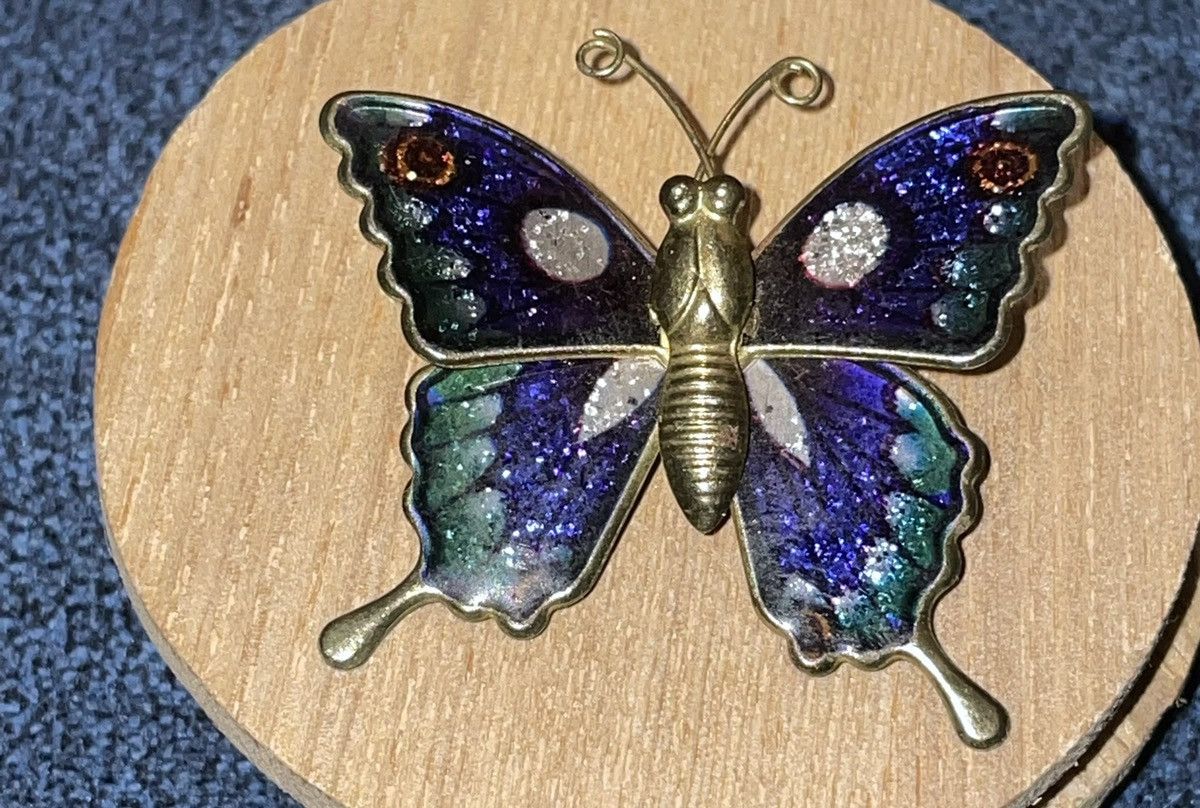 Vintage Bijoux Vintage 1970’s Butterfly Brooch Size ONE SIZE - 15 Thumbnail