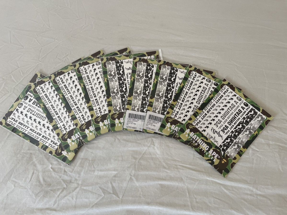 Bape Bape Tattoo Sticker Size ONE SIZE - 2 Thumbnail