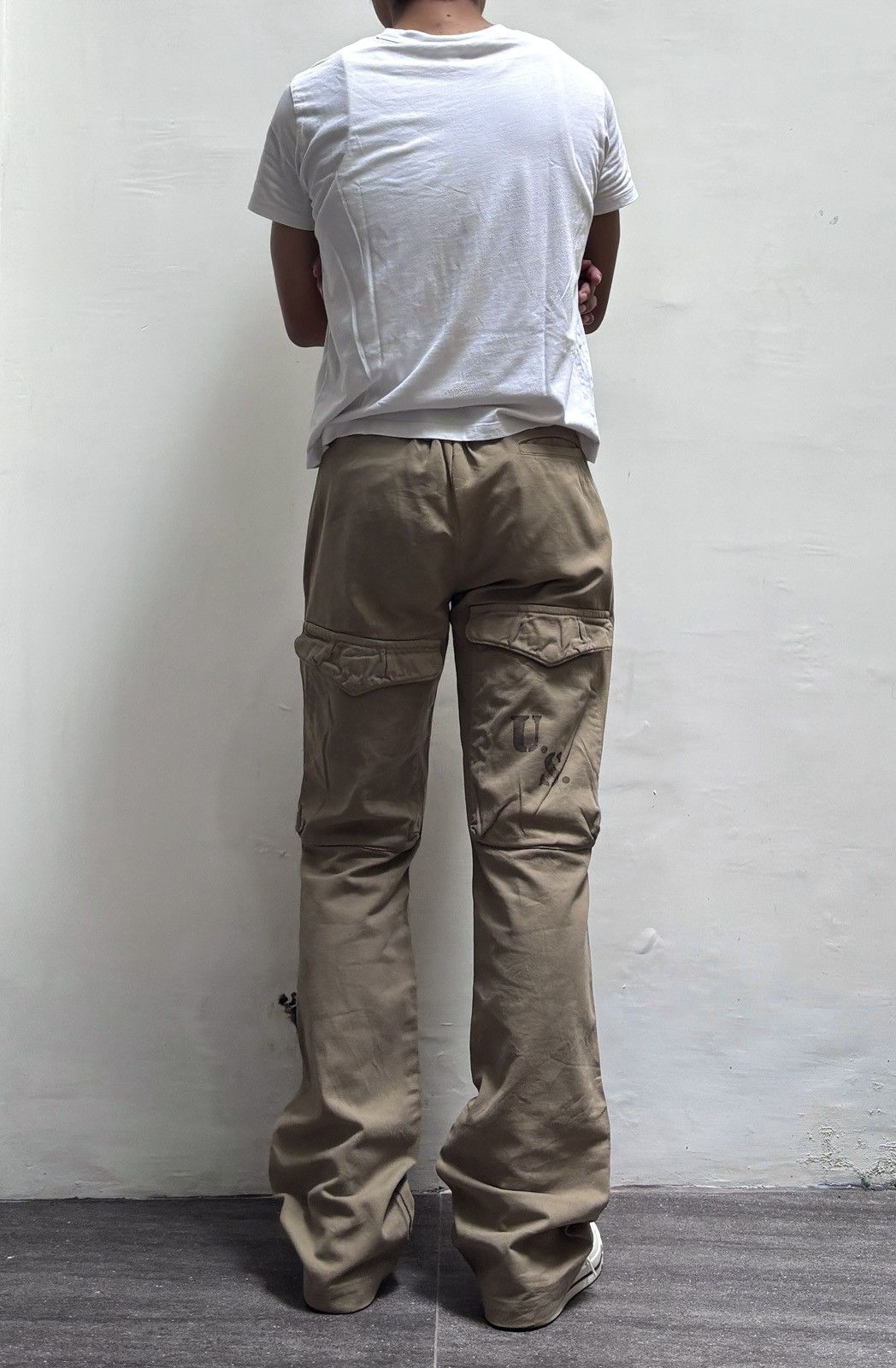 Kapital FREE TAX! 2000s Cargo Flared Military Pants Size US 29 - 18 Thumbnail