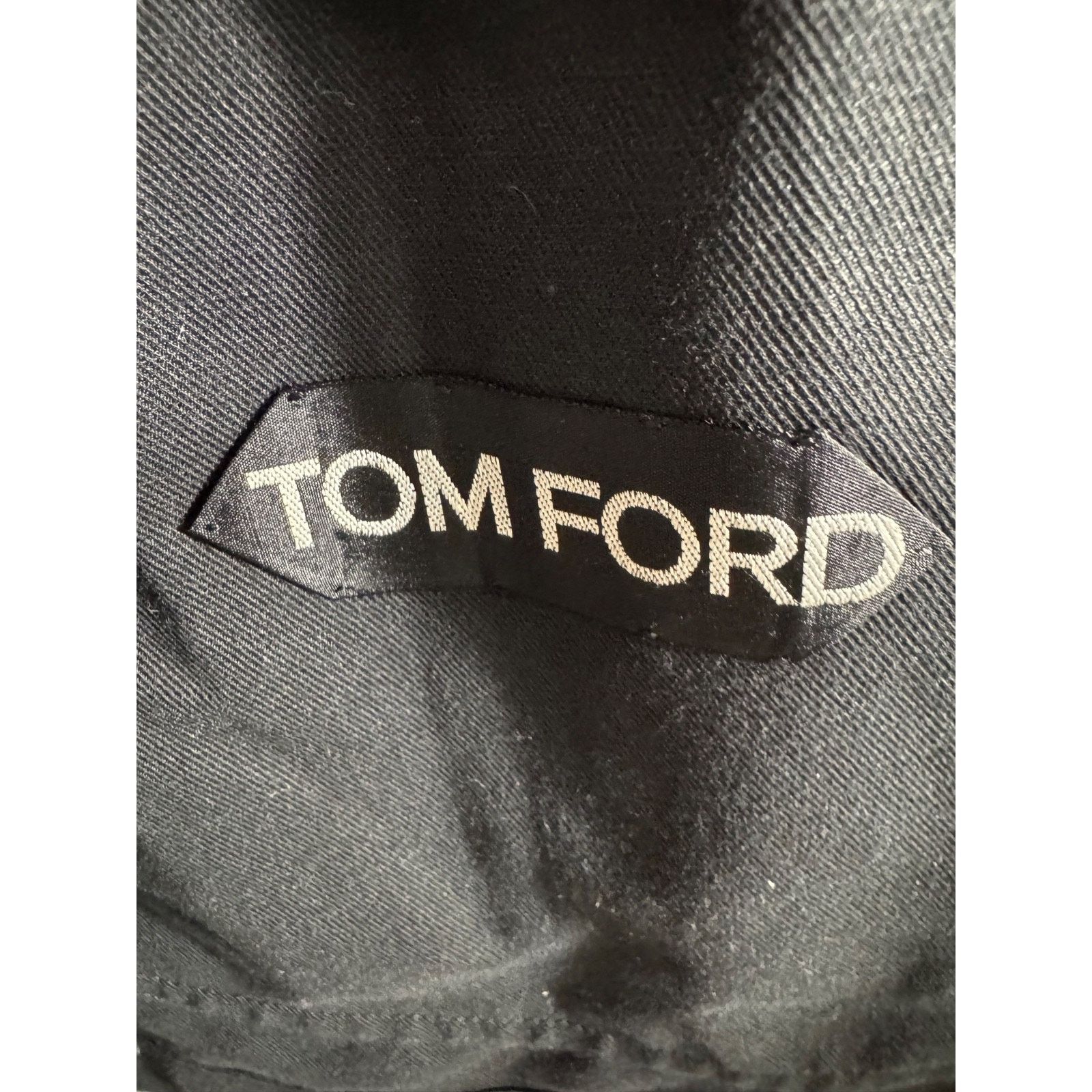 Tom Ford Tom Ford Black LInen Silk Leather Unstructured Blazer 56 46 Size 44R - 6 Thumbnail