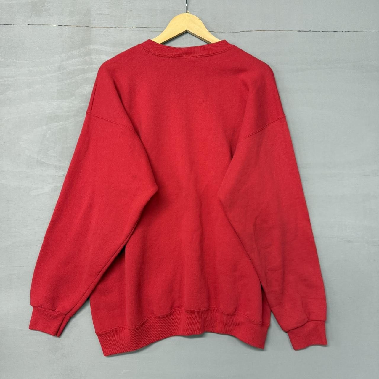 Wrangler Vintage Wrangler America Red Boxy Blank Crewneck Xl Size US XL / EU 56 / 4 - 3 Thumbnail