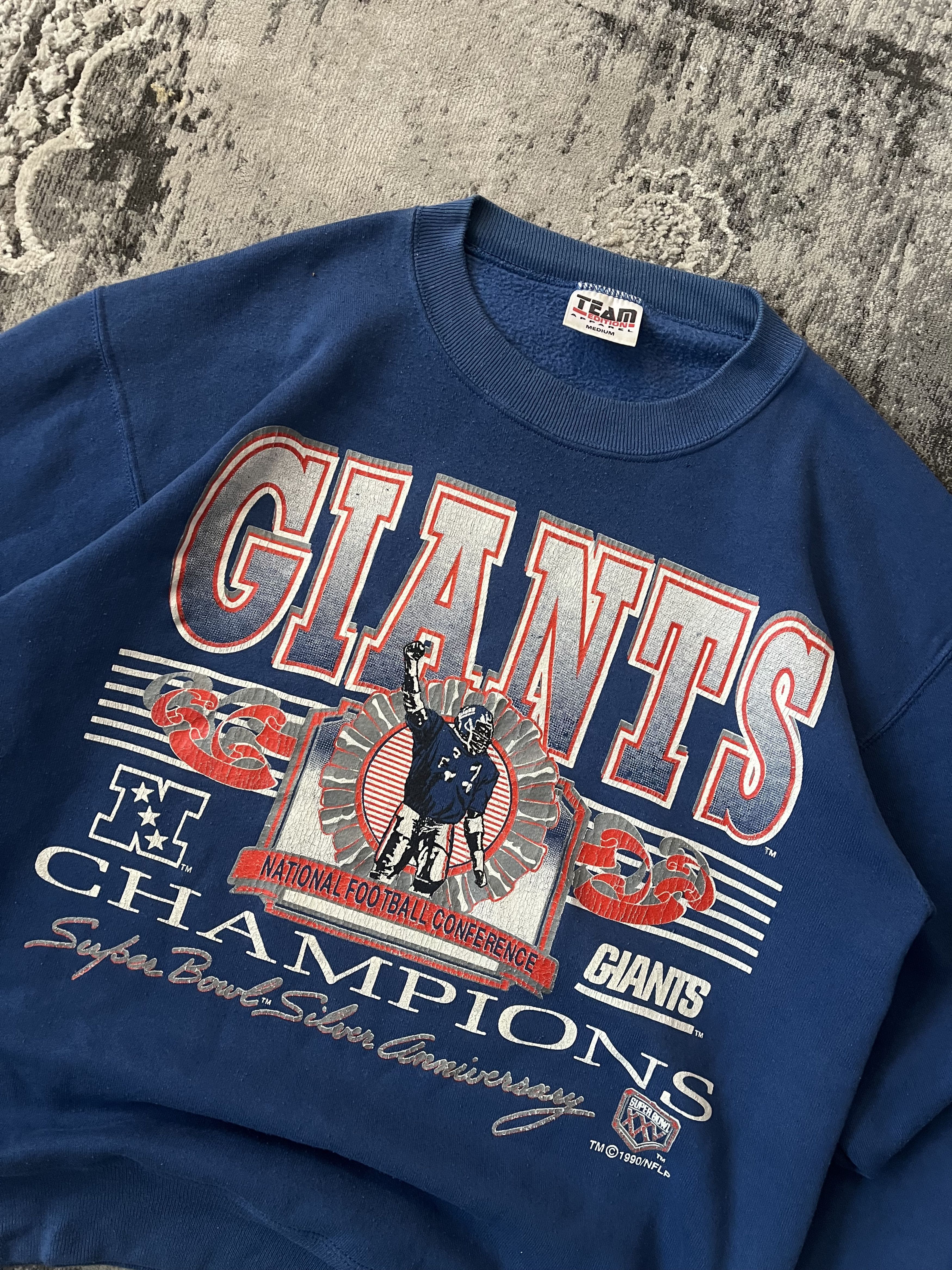 Vintage Giants NFL Vintage 1990 Sweatshirt Size US M / EU 48-50 / 2 - 3 Thumbnail