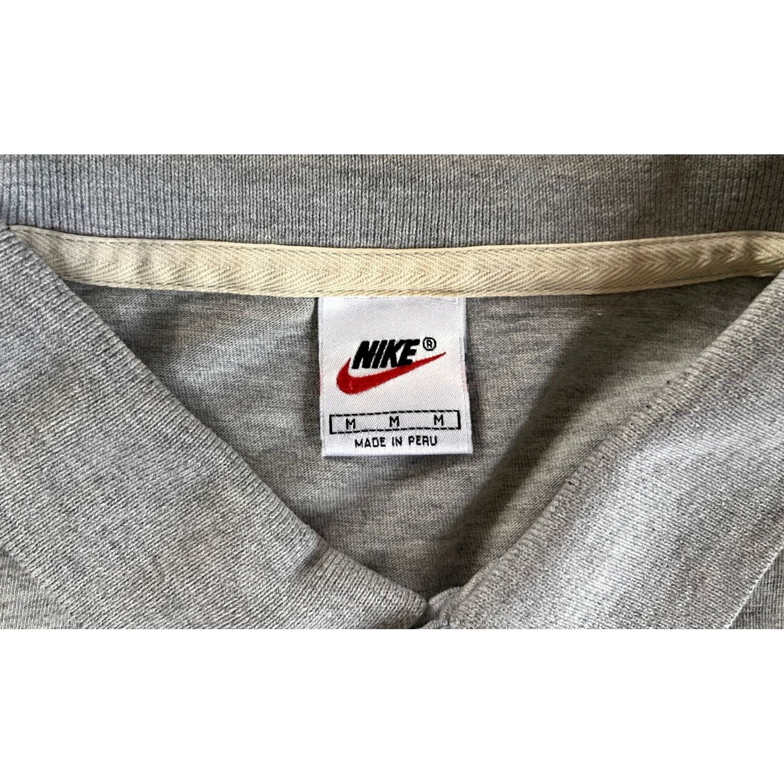 Nike Nike Polo Shirt Men’s Vintage 90s Sz M Gray Polo Mens Size US M / EU 48-50 / 2 - 5 Thumbnail