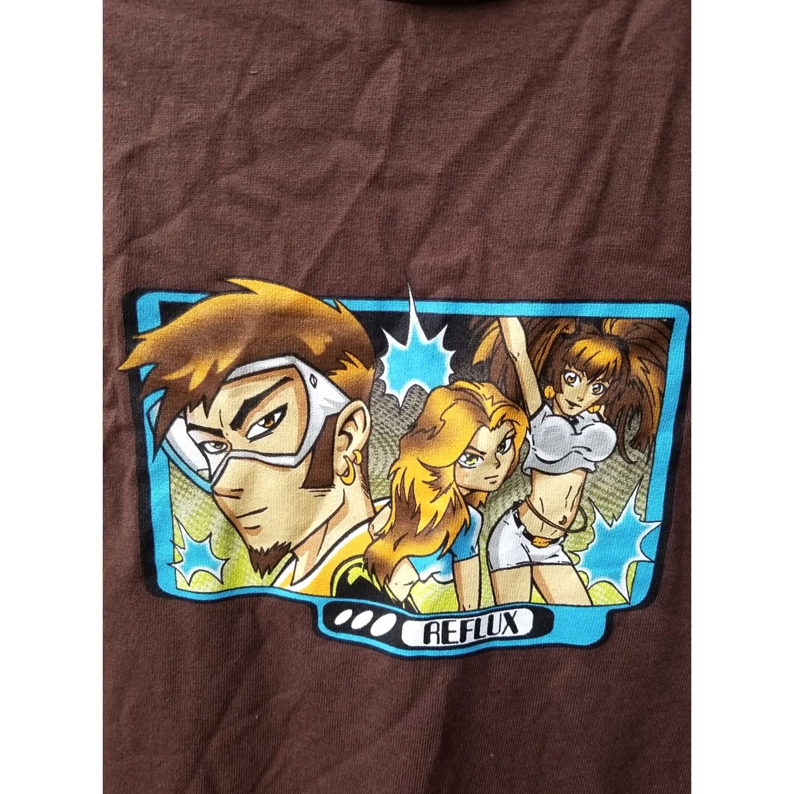 Tultex VINTAGE SKATEBOARDING SHIRT Men's T-Shirt Brown 90s Graphic Tee BMX Bike Nurse Saw Old School Brand Tultex L Short Sleeve Mens Shirt Size US L / EU 52-54 / 3 - 2 Thumbnail