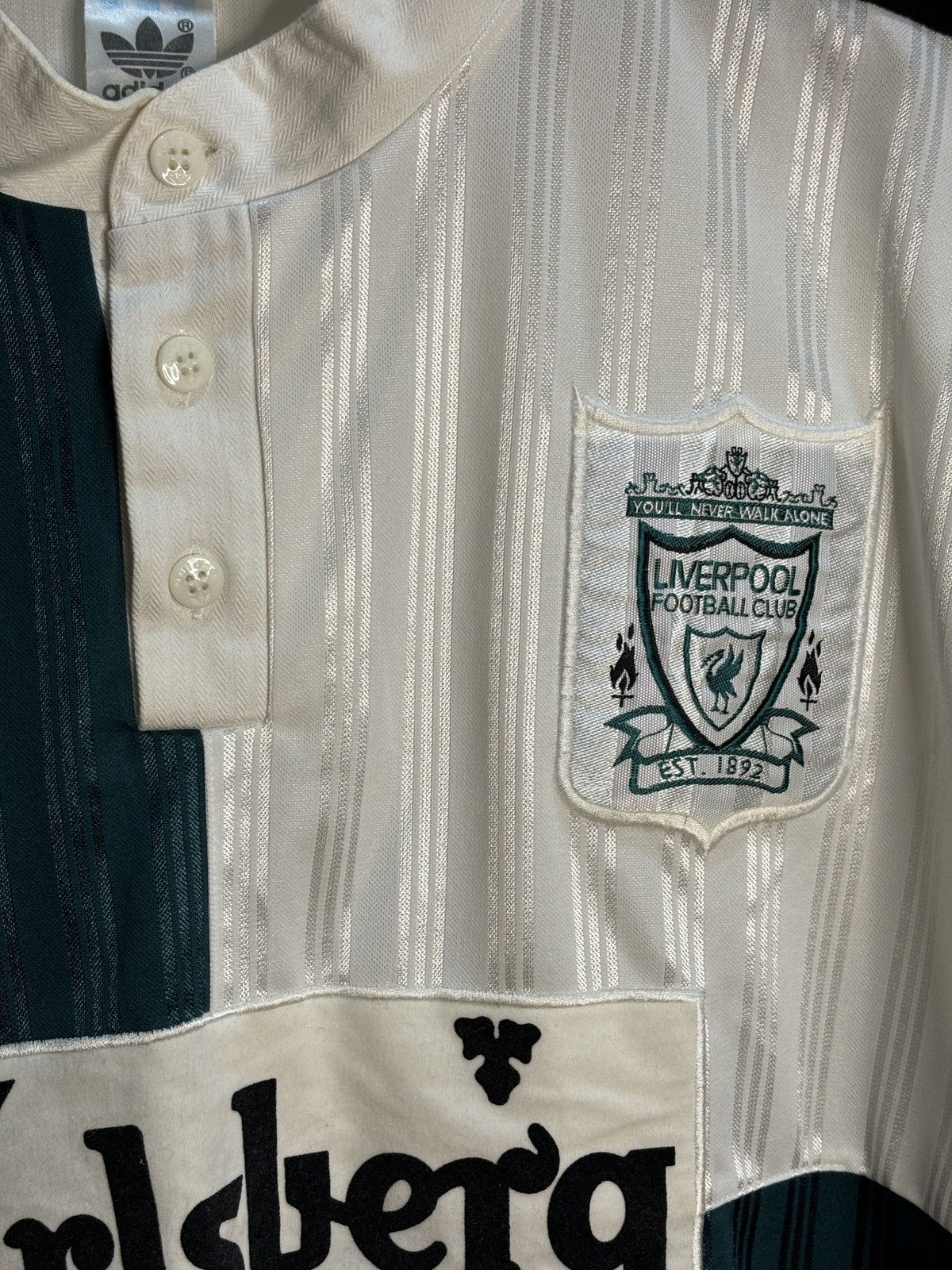 Adidas Vintage Liverpool 95/96 away jersey Size US XL / EU 56 / 4 - 5 Thumbnail