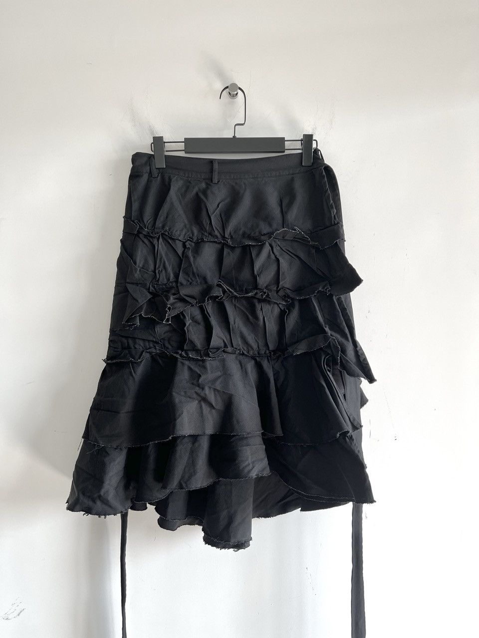 Comme des Garcons Homme Plus COMME des GARCONS HOMME PLUS Deconstructed Wrap Skirt Apron Size 42" / US 20 - 1 Thumbnail