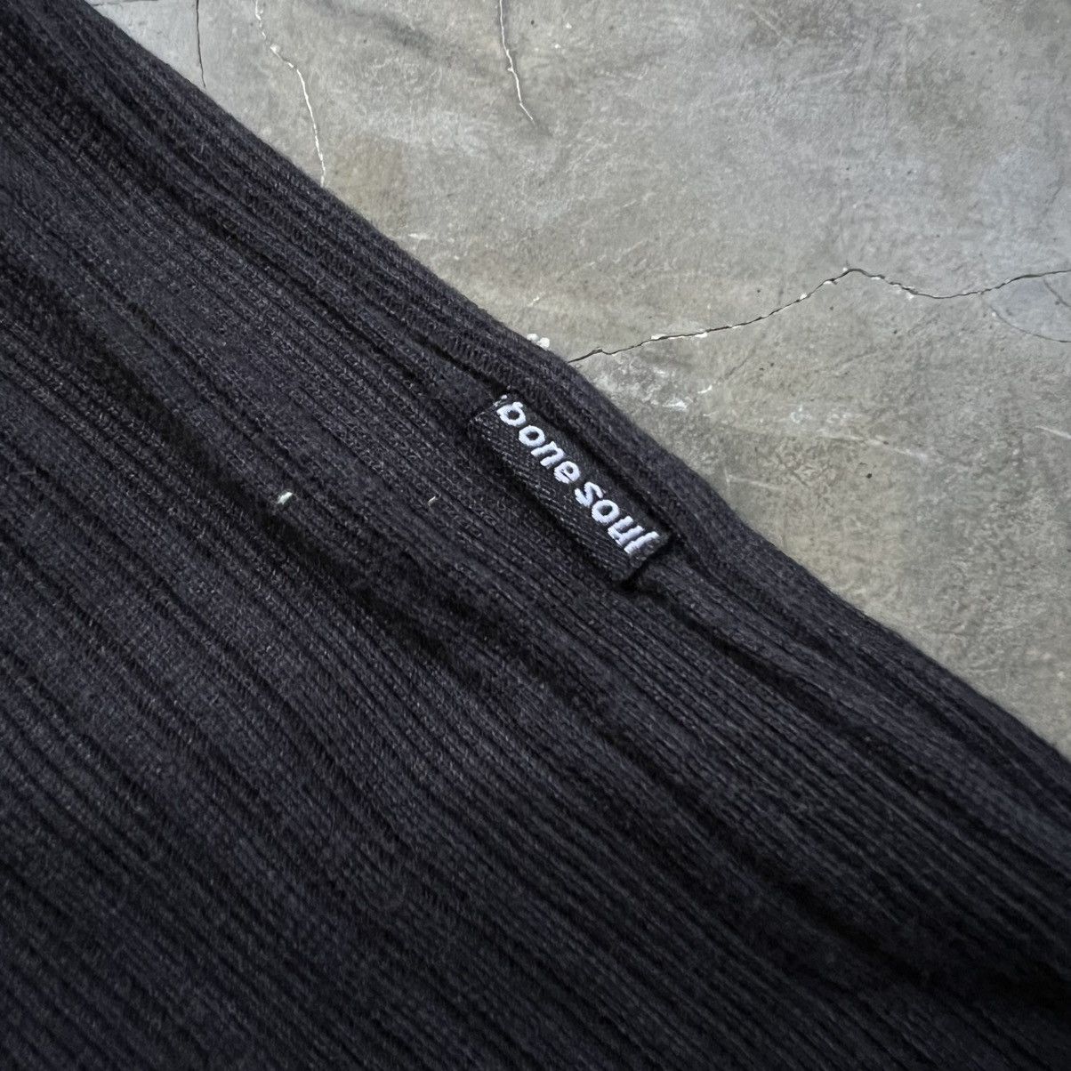Japanese Brand B One Soul Vkei Style Poem Ribbed Layered T-shirt Size US L / EU 52-54 / 3 - 7 Thumbnail