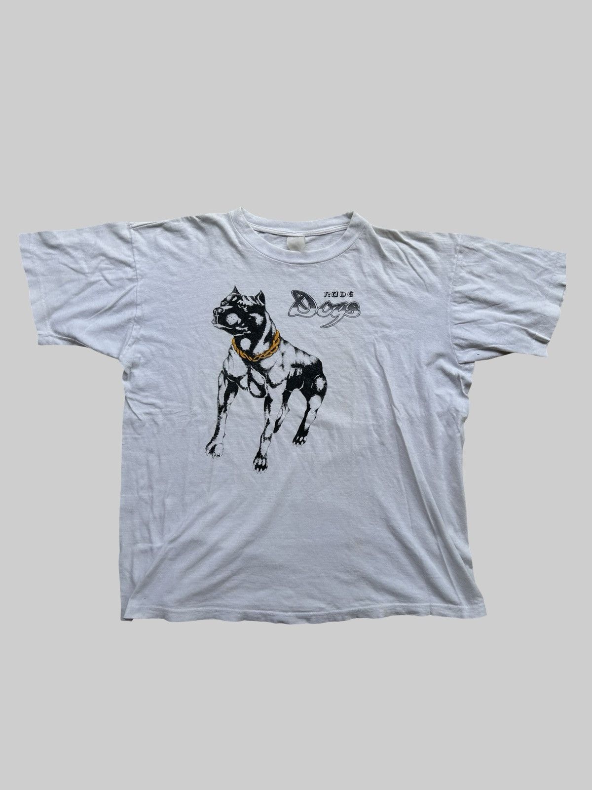 Vintage Vintage RUDE DOGs Bull Terrier Graphic T-Shirt L Size US L / EU 52-54 / 3 - 1 Thumbnail