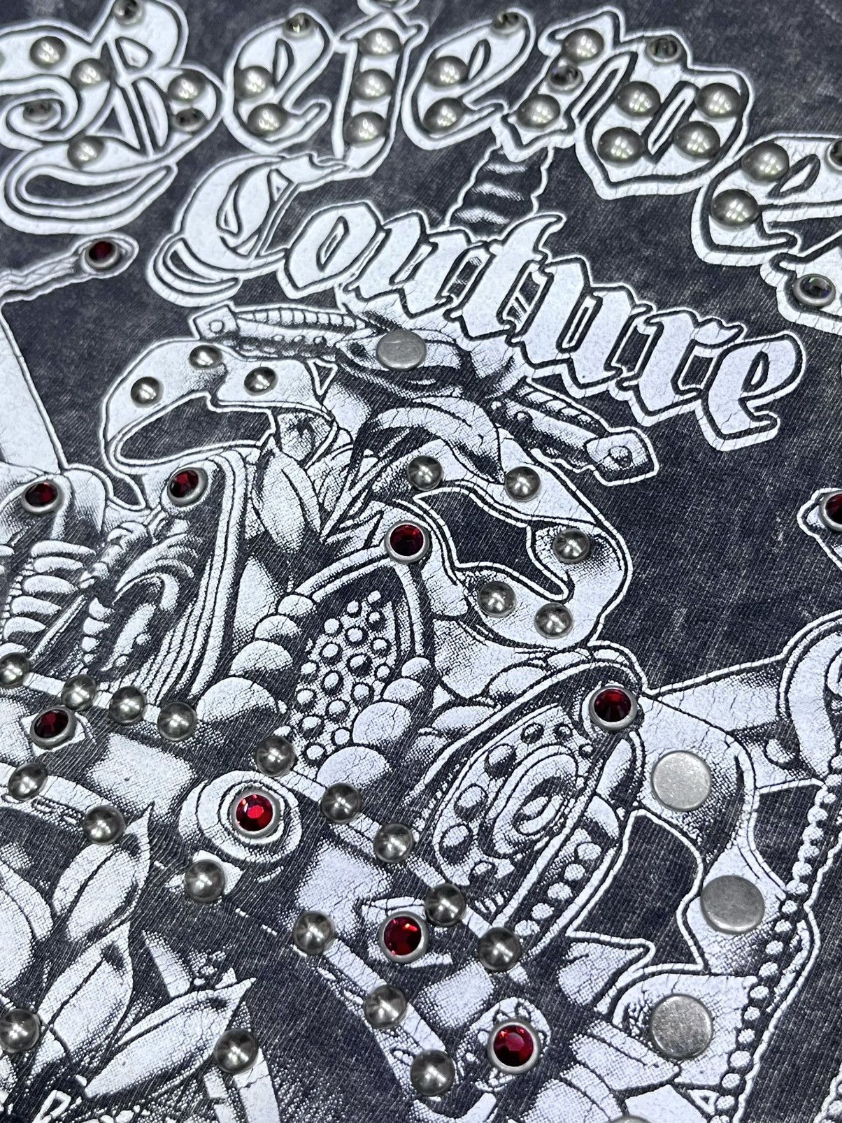 Affliction 🔥BEJEWELED COUTURE Affliction Studded Gemstone Crown Size S / US 4 / IT 40 - 11 Thumbnail
