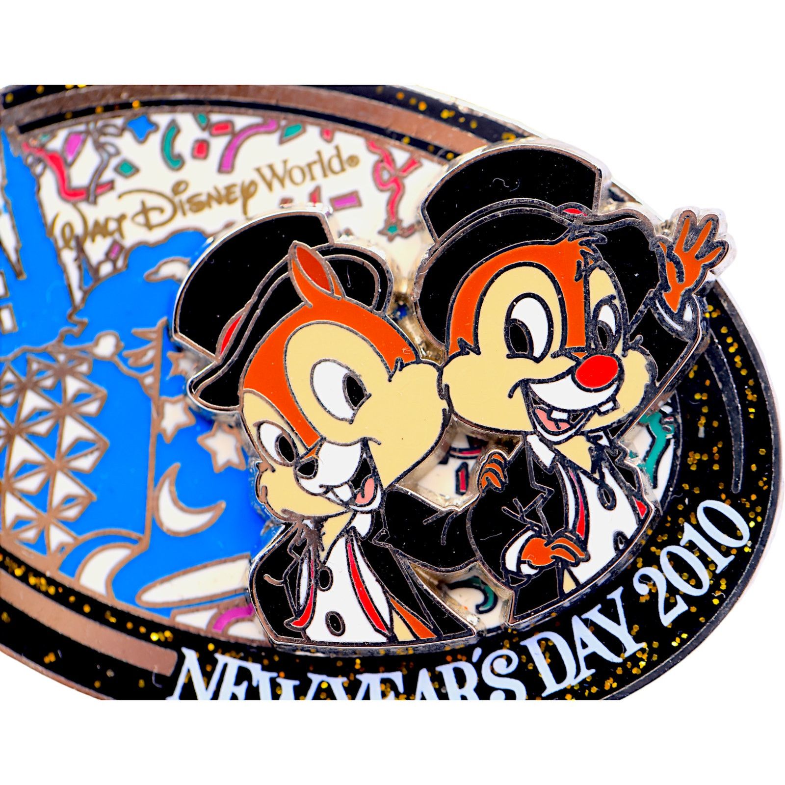 Disney Disney New Years Eve 2010 Chip & Dale Pin LE /4500 Size ONE SIZE - 3 Thumbnail