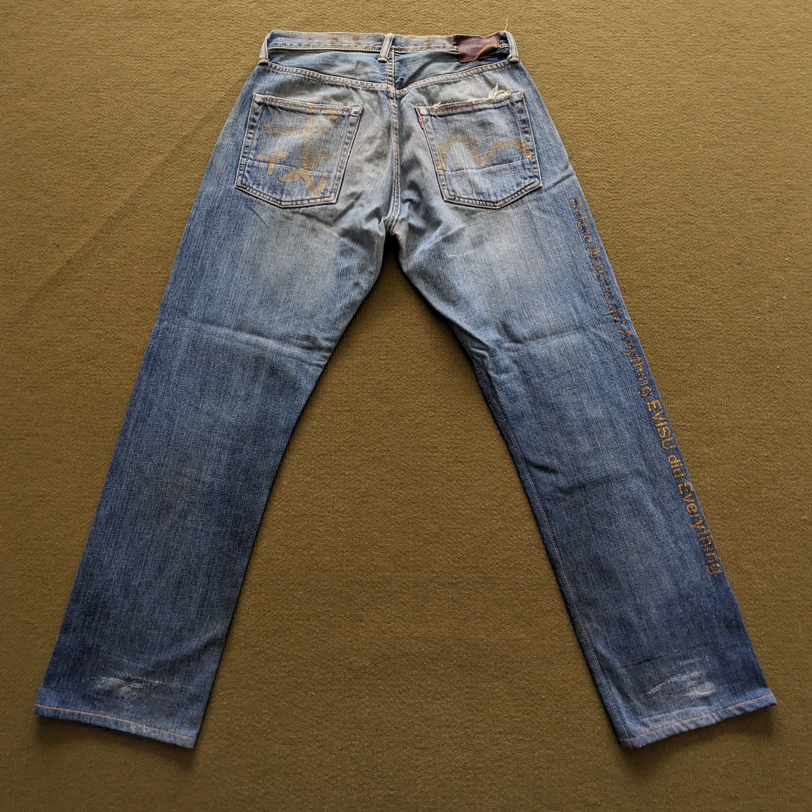 Evisu Vintage EVISU Japanese Brand Denim Jeans Size US 30 / EU 46 - 2 Thumbnail