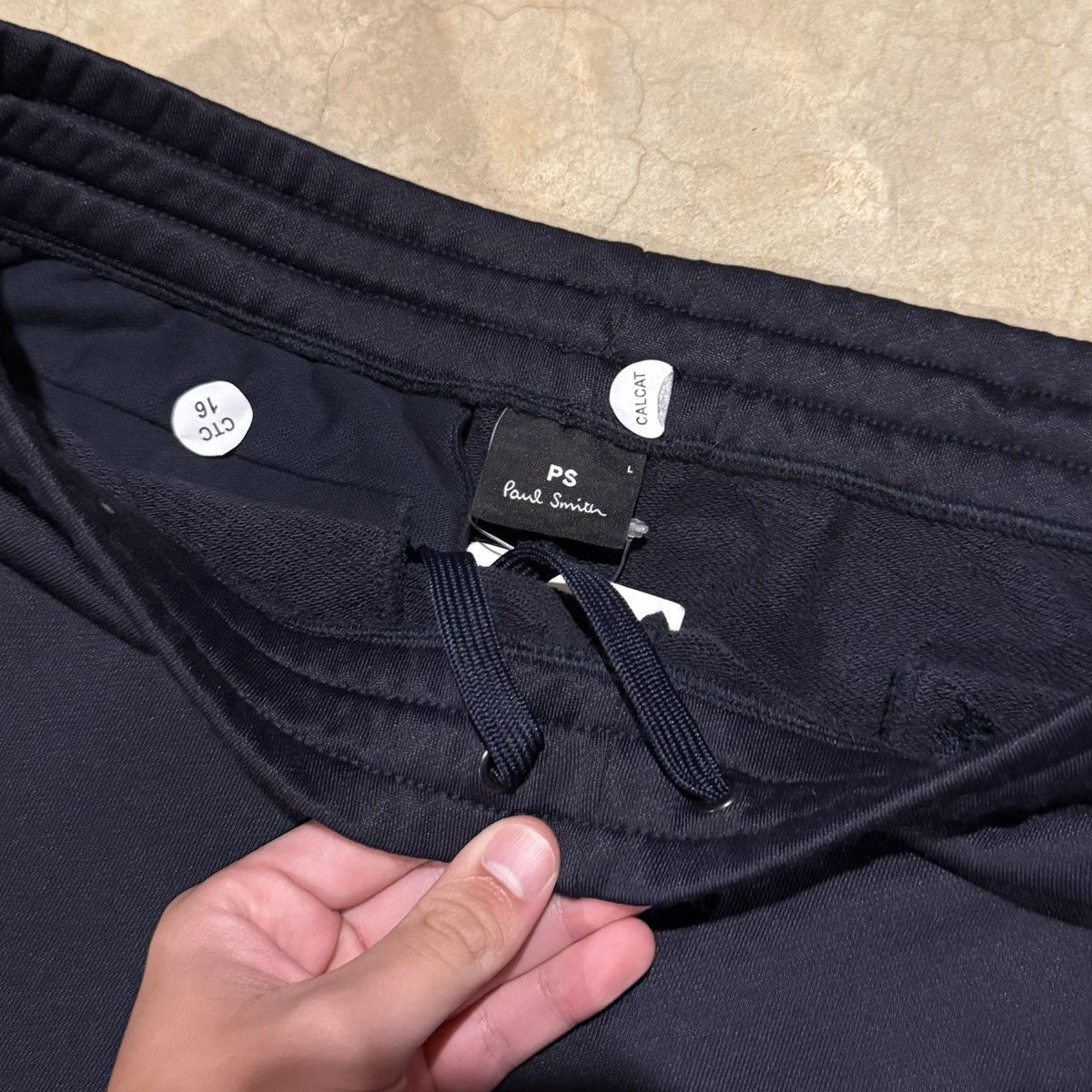 Paul Smith Brand New Paul Smith Stripe Trim Cotton Sweatpants Dark Navy Size US 36 / EU 52 - 6 Thumbnail