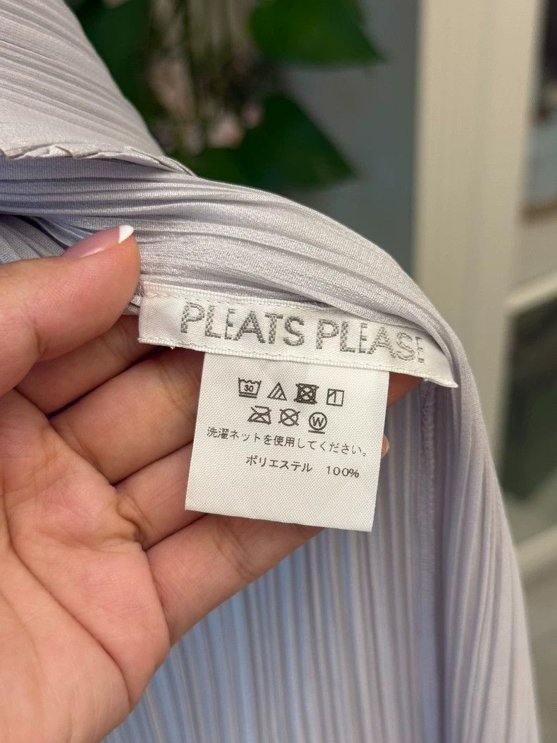 Issey Miyake Issey Miyake size:3 A light grey pleated cardigan Size XS / US 0-2 / IT 36-38 - 3 Thumbnail