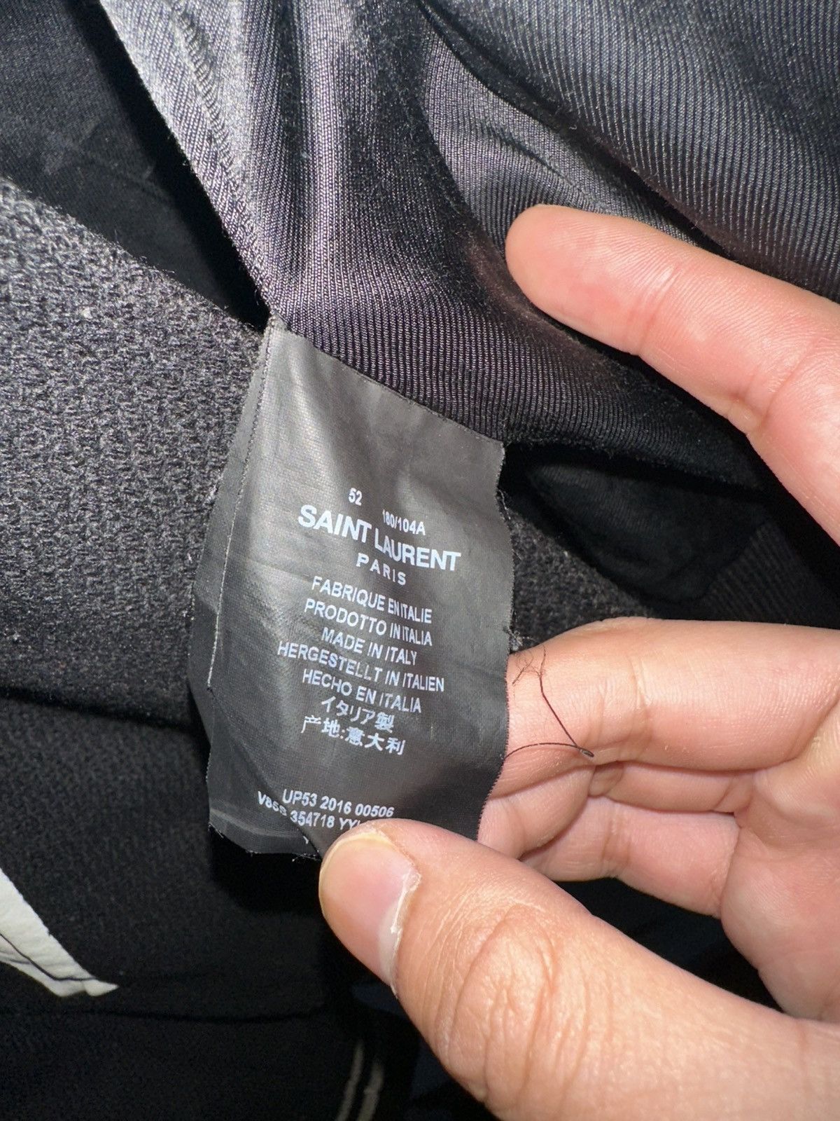 Saint Laurent Paris Saint Laurent teddy jacket Size US L / EU 52-54 / 3 - 4 Thumbnail