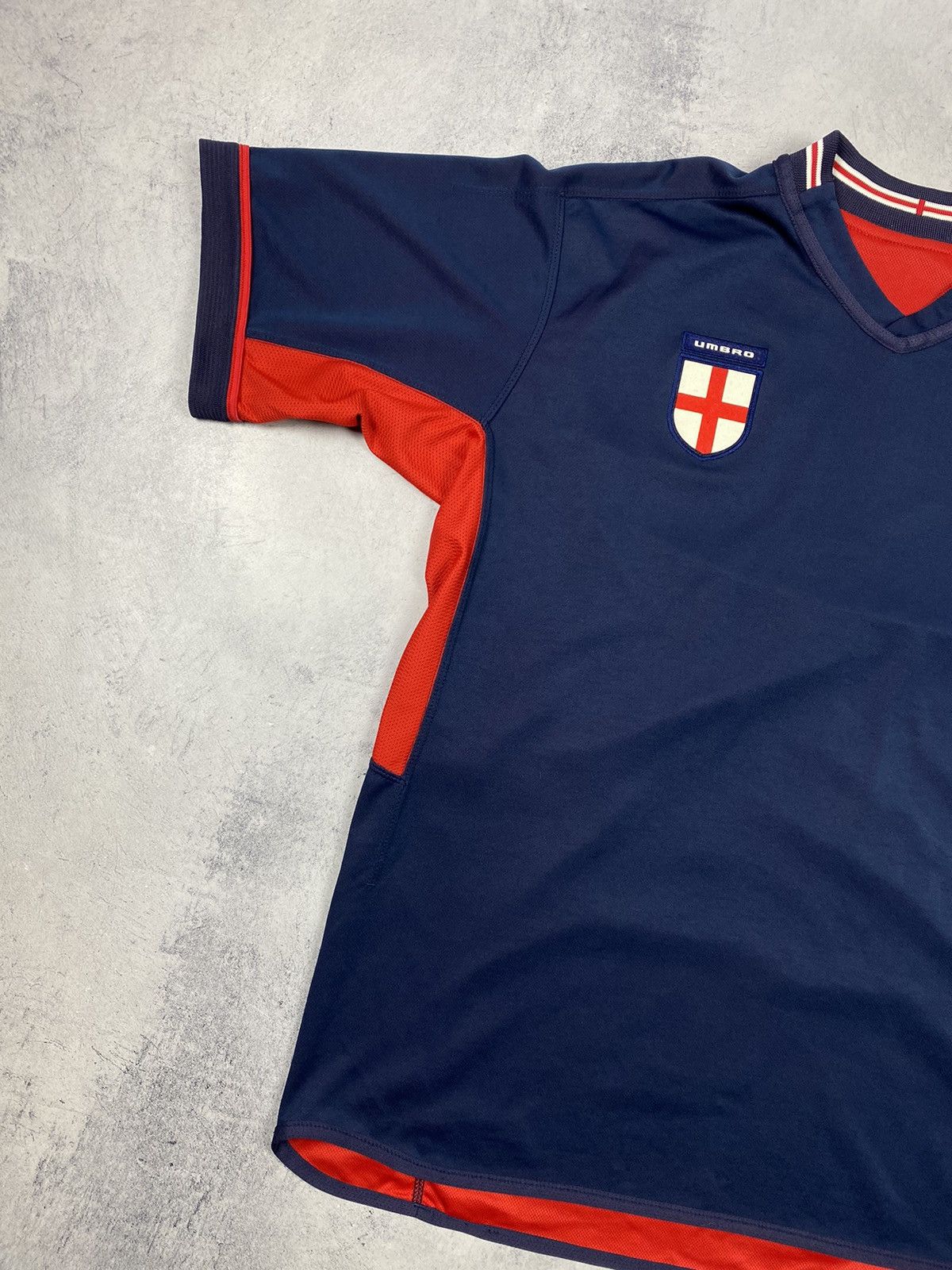 Umbro × Vintage Vintage 00s Umbro England Reversible Football Soccer Jersey Size US XL / EU 56 / 4 - 4 Thumbnail