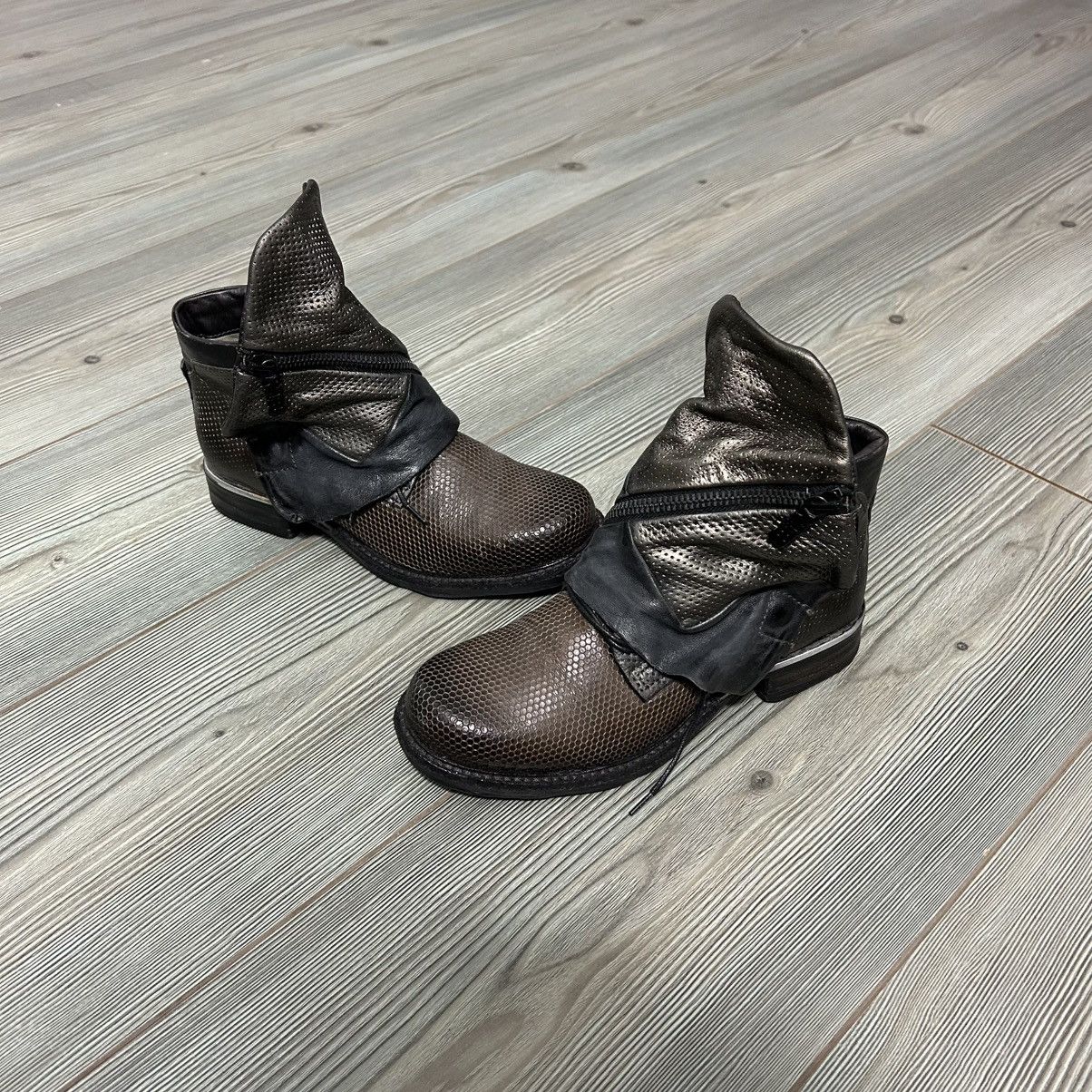 A.S.98 AS 98 Airstep Boho Biker Distressed Rick Owens Style Boots Size US 6 / IT 36 - 14 Thumbnail