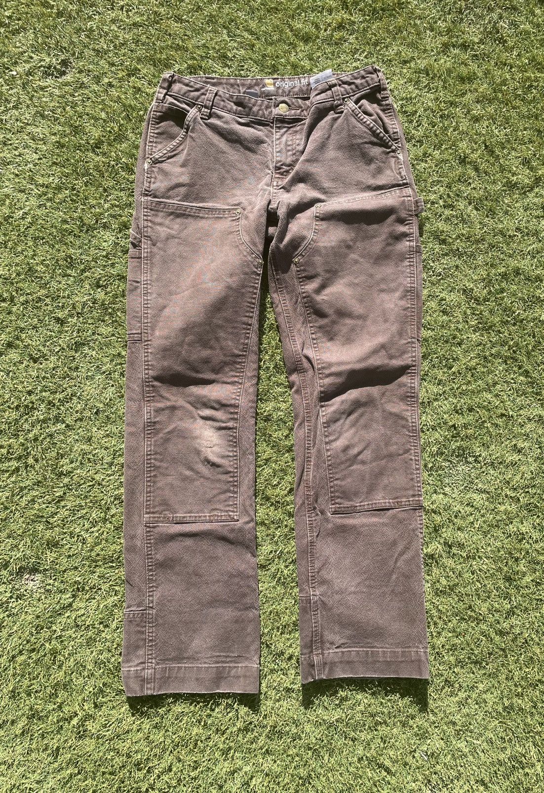 Carhartt Vintage Carhartt brown double knees pants women’s size 8 Size 30" / US 8 / IT 44 - 1 Thumbnail