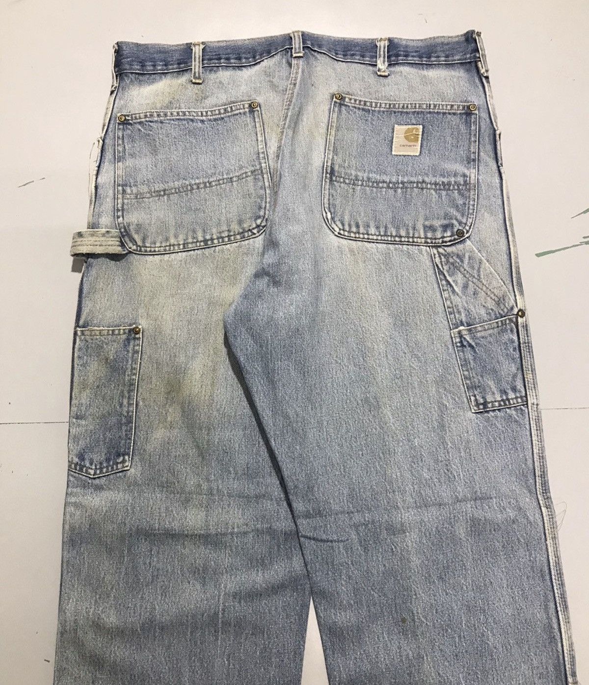 Carhartt Vintage super thrashed carhartt double knee denim Size US 40 / EU 56 - 7 Thumbnail