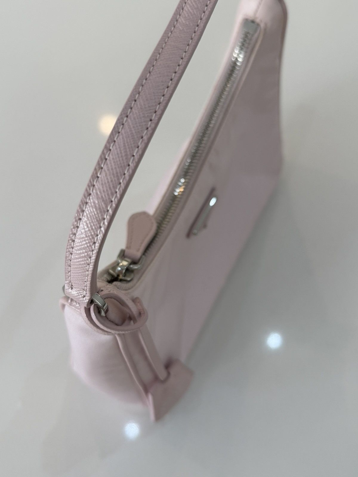 Prada Prada Re-Nylon & Saffiano leather bag in Alabaster Pink Size ONE SIZE - 5 Thumbnail