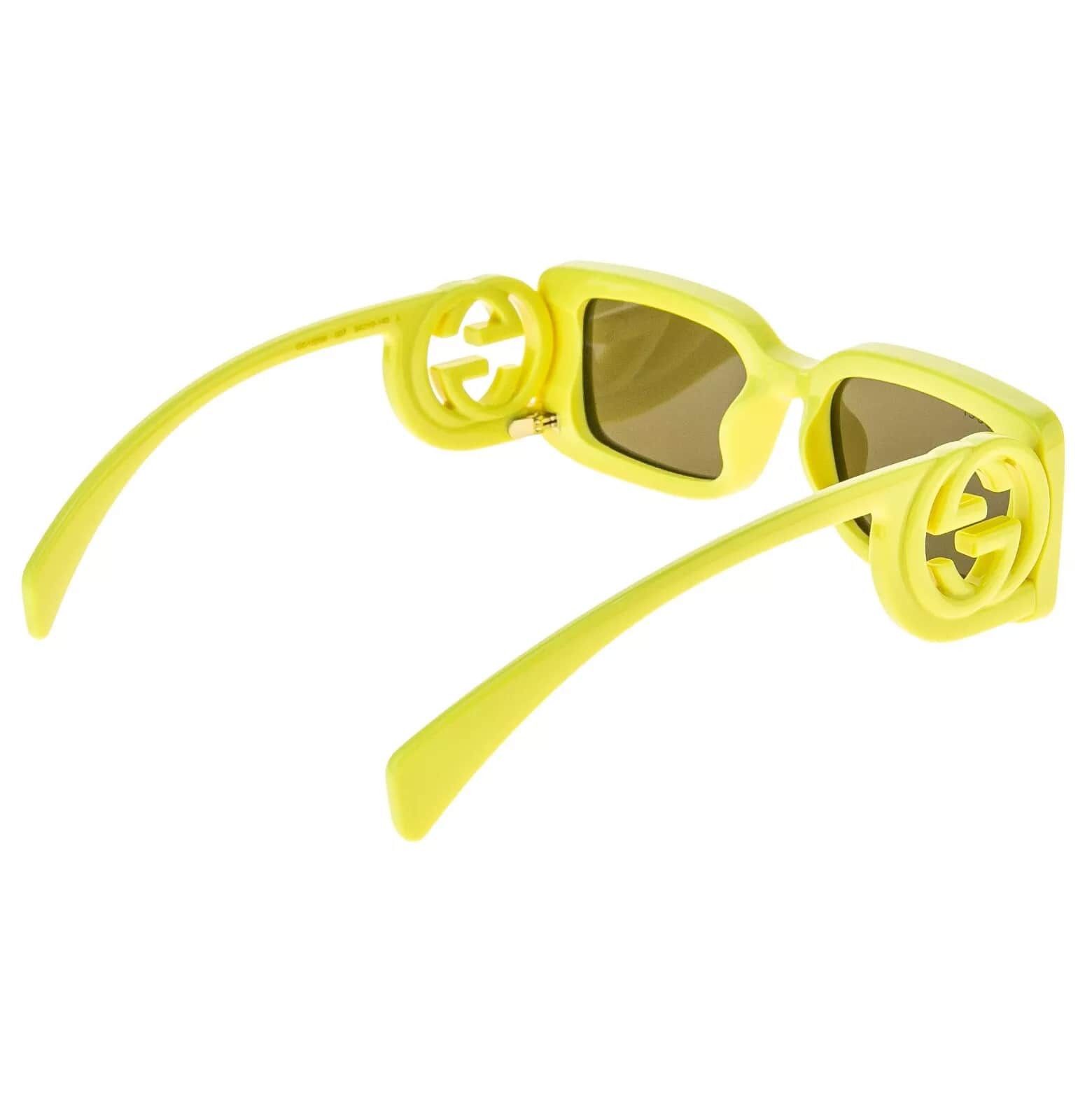Gucci GUCCI Couture 1325 Yellow GG Logo 007 Narrow Fashion GG1325S Size ONE SIZE - 6 Thumbnail