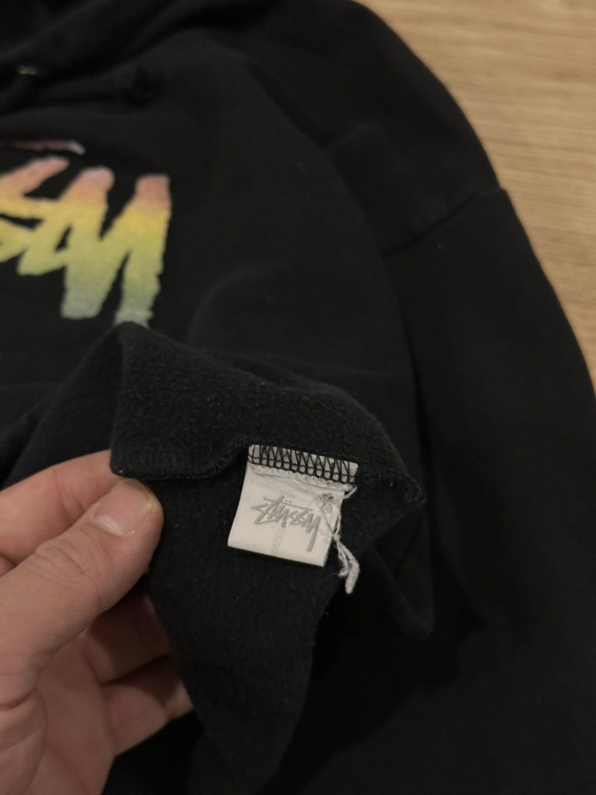 Stussy Vintage Stussy Spellout Hoodie Crop Size US S / EU 44-46 / 1 - 6 Thumbnail