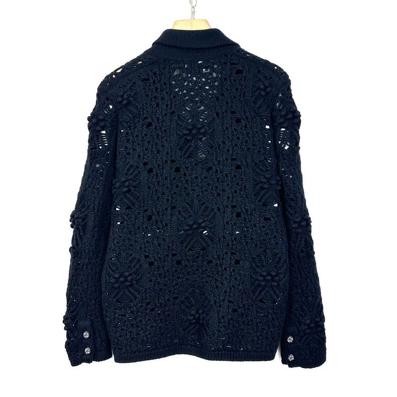 Chanel Chanel Black knitted hollow coat Size XXS / US 00 / IT 34 - 2 Thumbnail