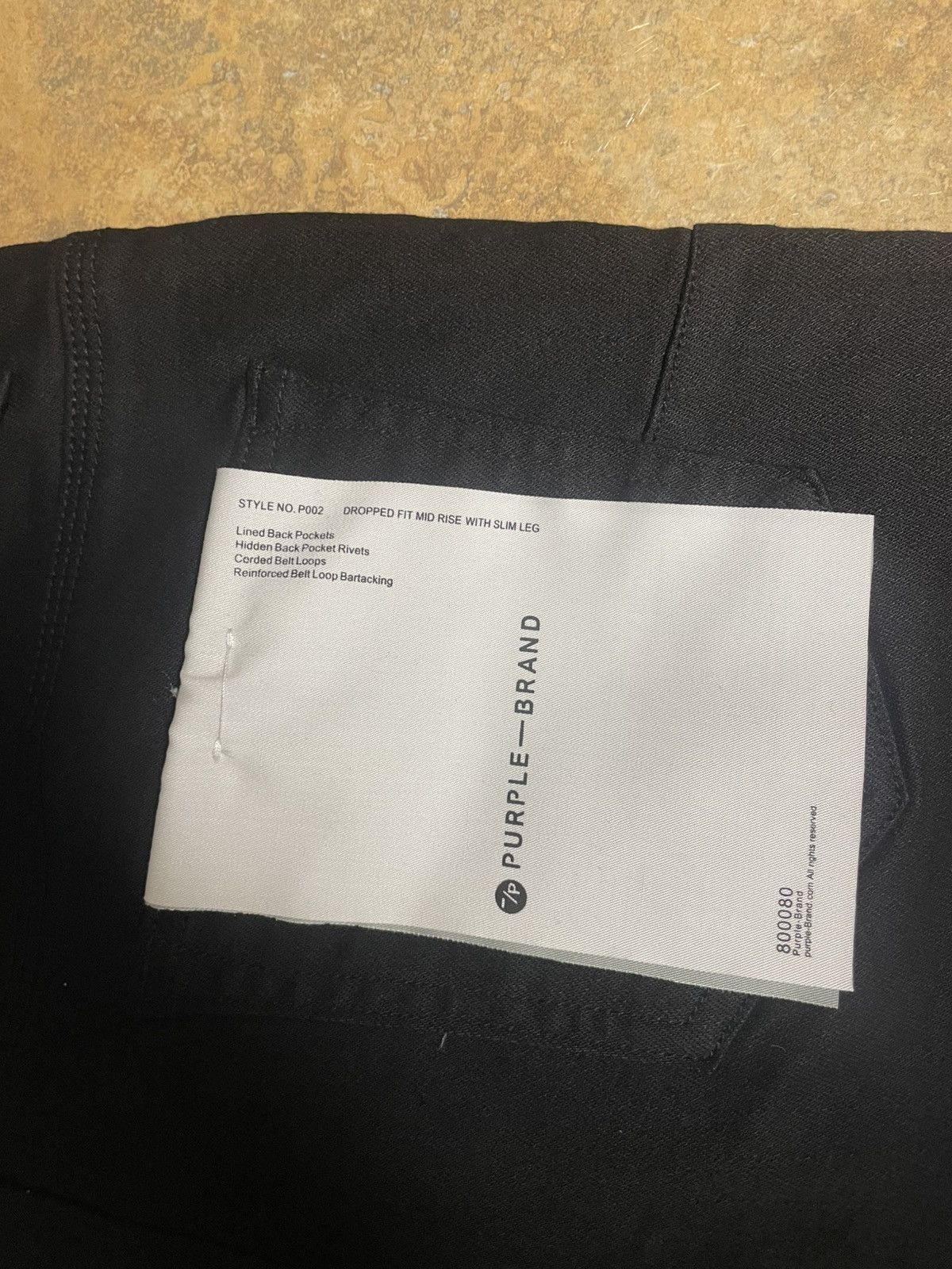 Purple Brand Purple Jeans (Black) Size US 32 / EU 48 - 6 Thumbnail