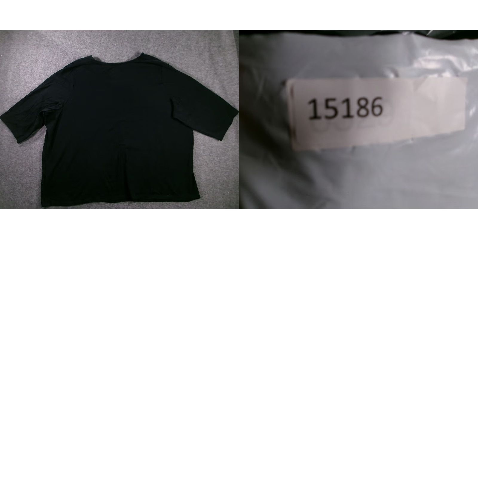 Vintage Catherines Top Womens 4X Black V Neck Embellished Button Sequin Stretch Capsule Size XXL / US 16-18 / IT 52-54 - 8 Thumbnail