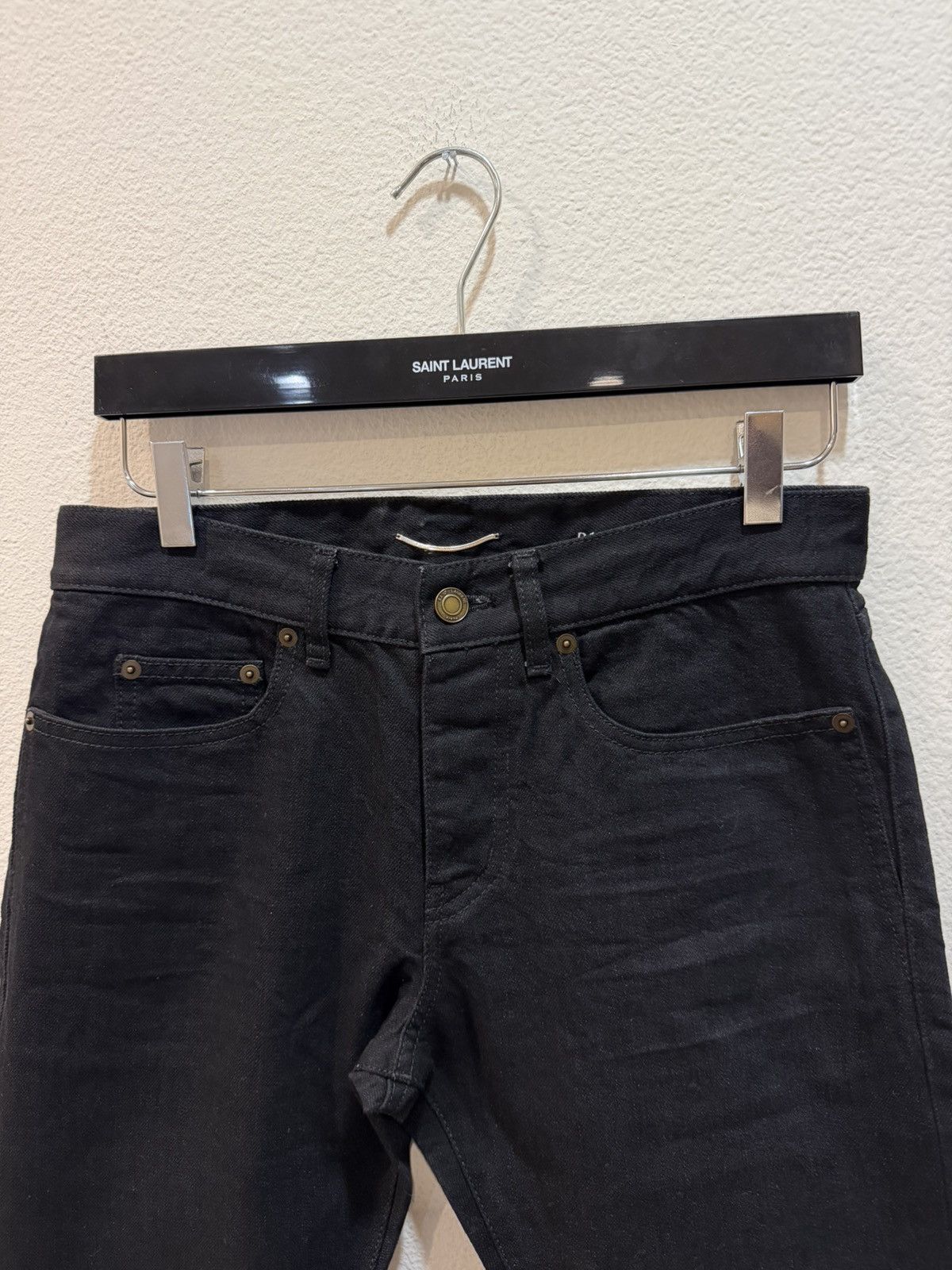 Saint Laurent Paris D14 Slim Denim Jeans 29 Size US 30 / EU 46 - 2 Thumbnail