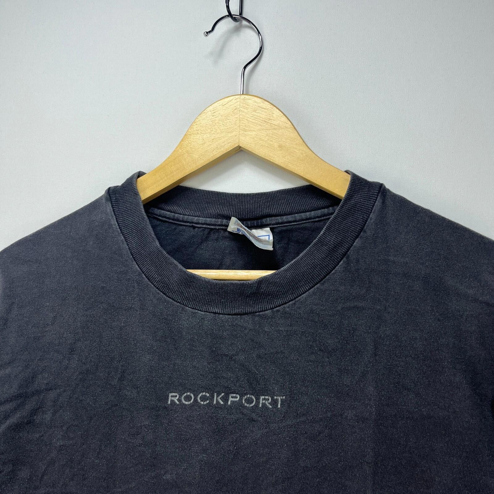 Vintage Vintage '90s Rockport Faded Black Long Sleeve Shirt Large Size US L / EU 52-54 / 3 - 3 Thumbnail