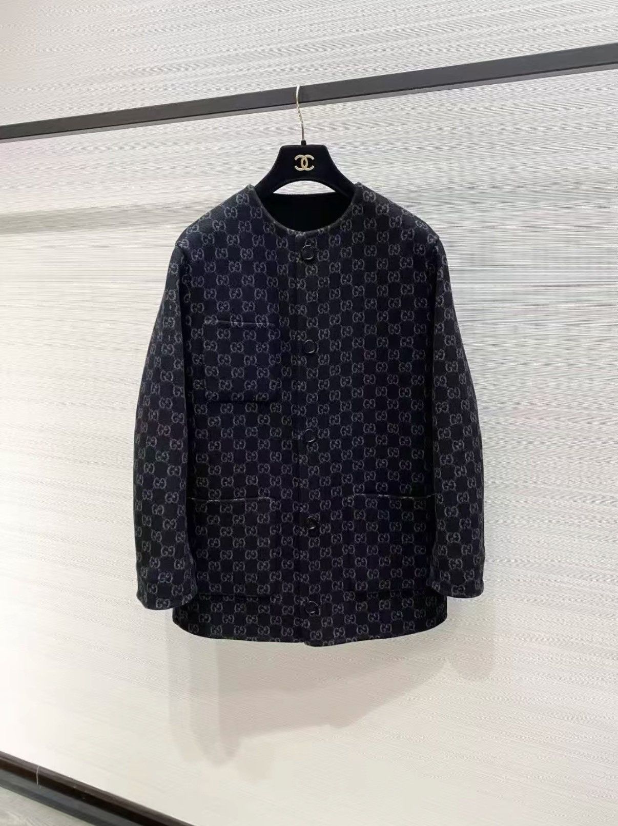 Gucci Gucci 25SS Classic Black Double-Faced Wool Coat J33 Size XXS / US 00 / IT 34 - 2 Thumbnail