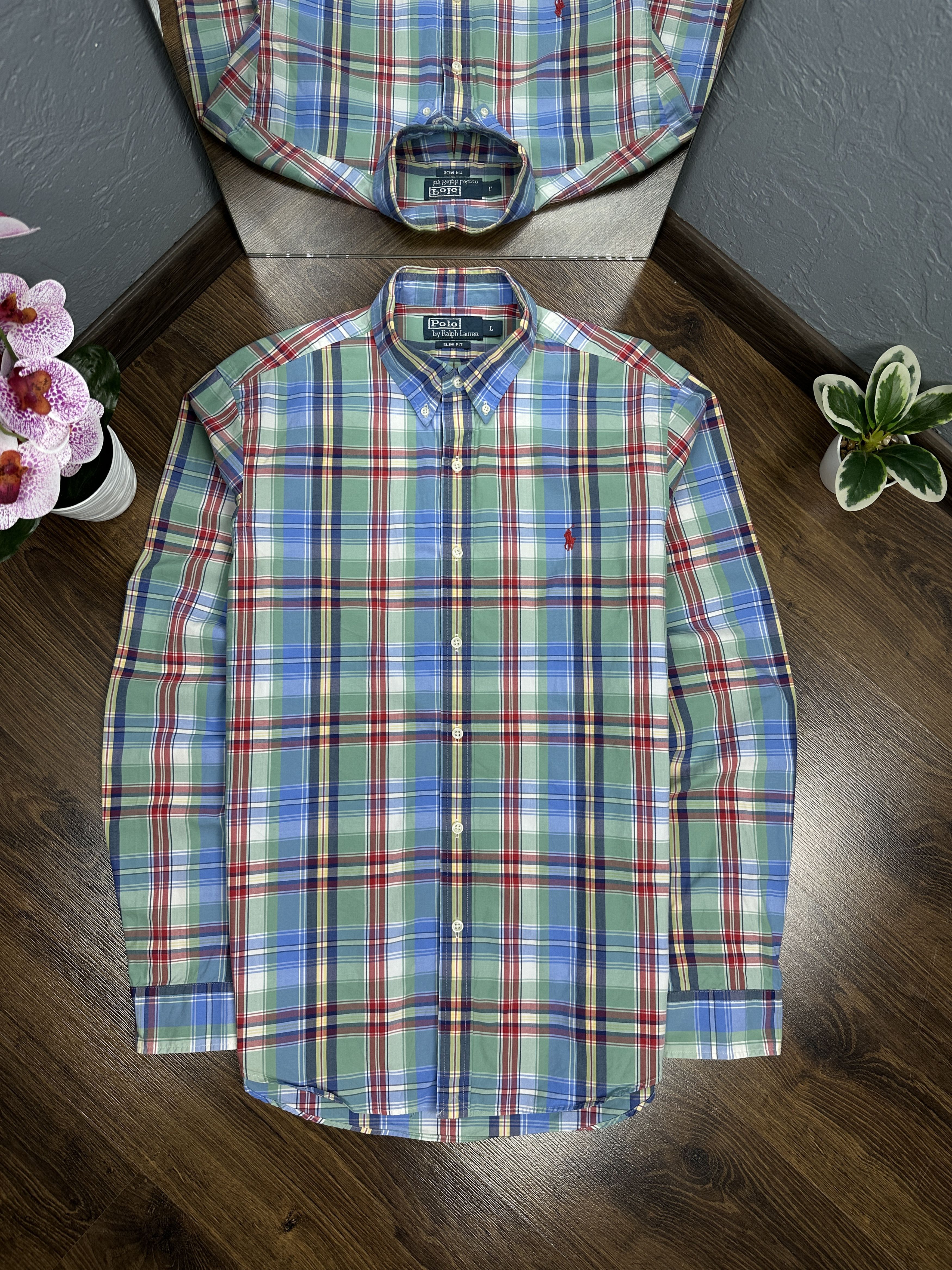 Polo Ralph Lauren × Ralph Lauren Polo Ralph Lauren Vintage Long Sleeve Plaid Shirt y2k Size US L / EU 52-54 / 3 - 1 Thumbnail