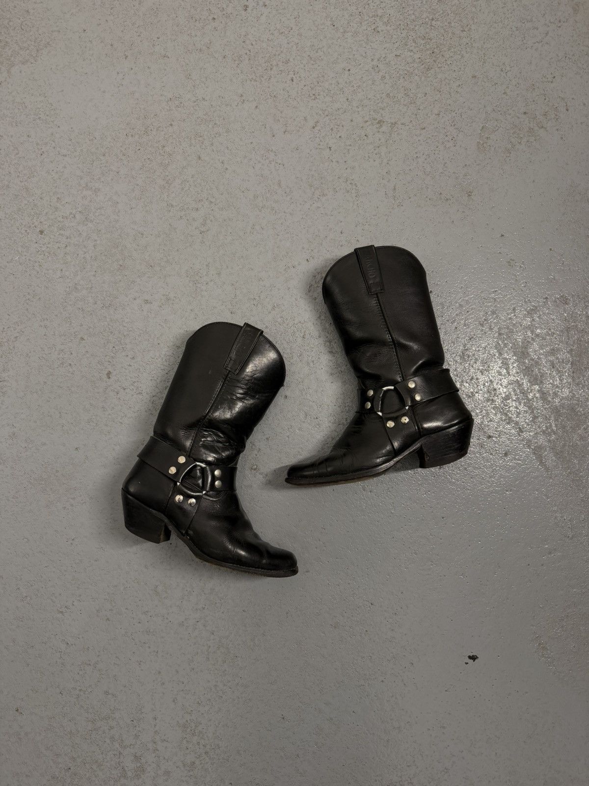 Sancho Leather Cowboy Ankle Boots