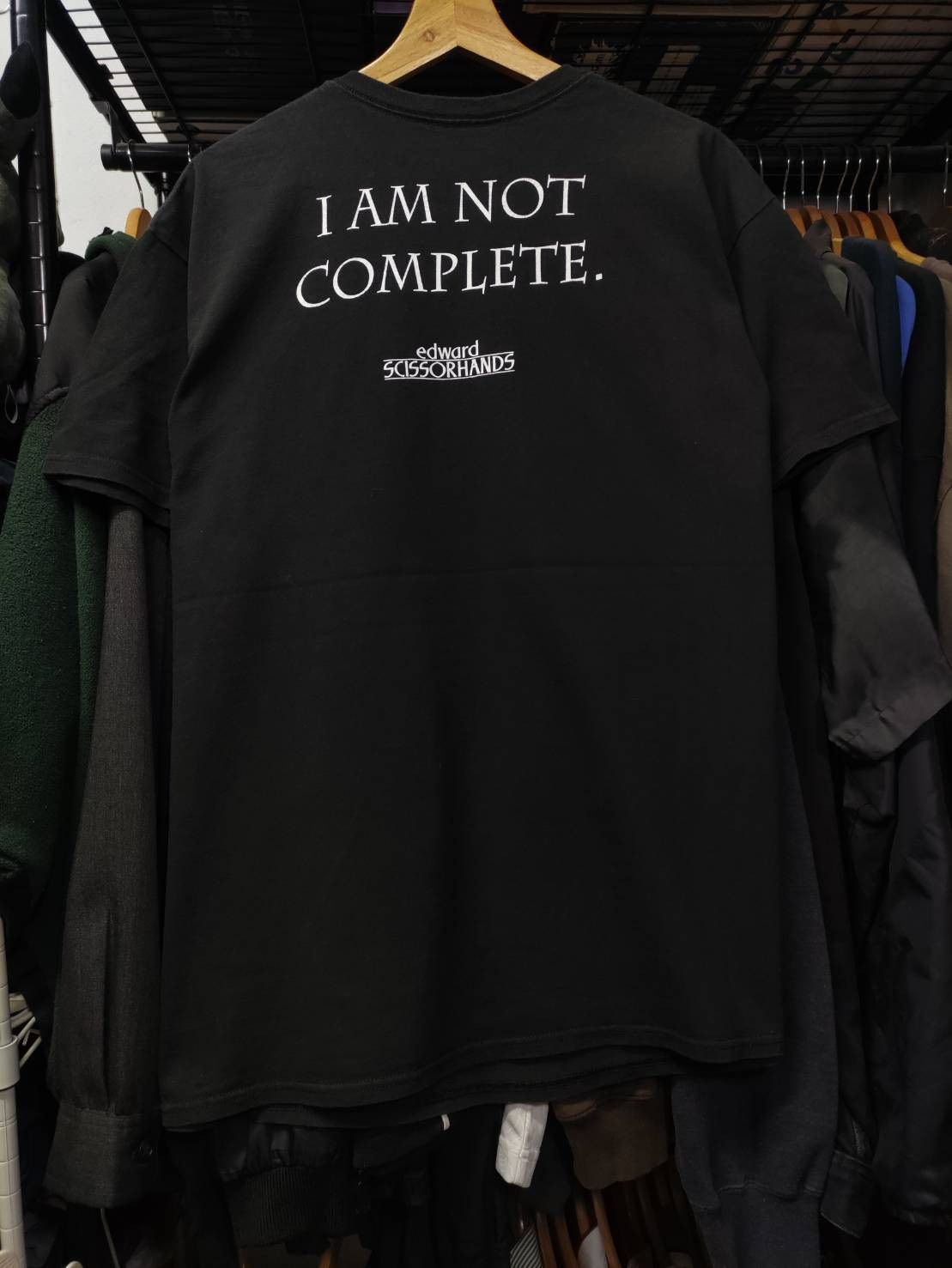 Expert Horror Edward Scissorhands " I Am Not Complete " Movie Promo Size US XL / EU 56 / 4 - 2 Thumbnail