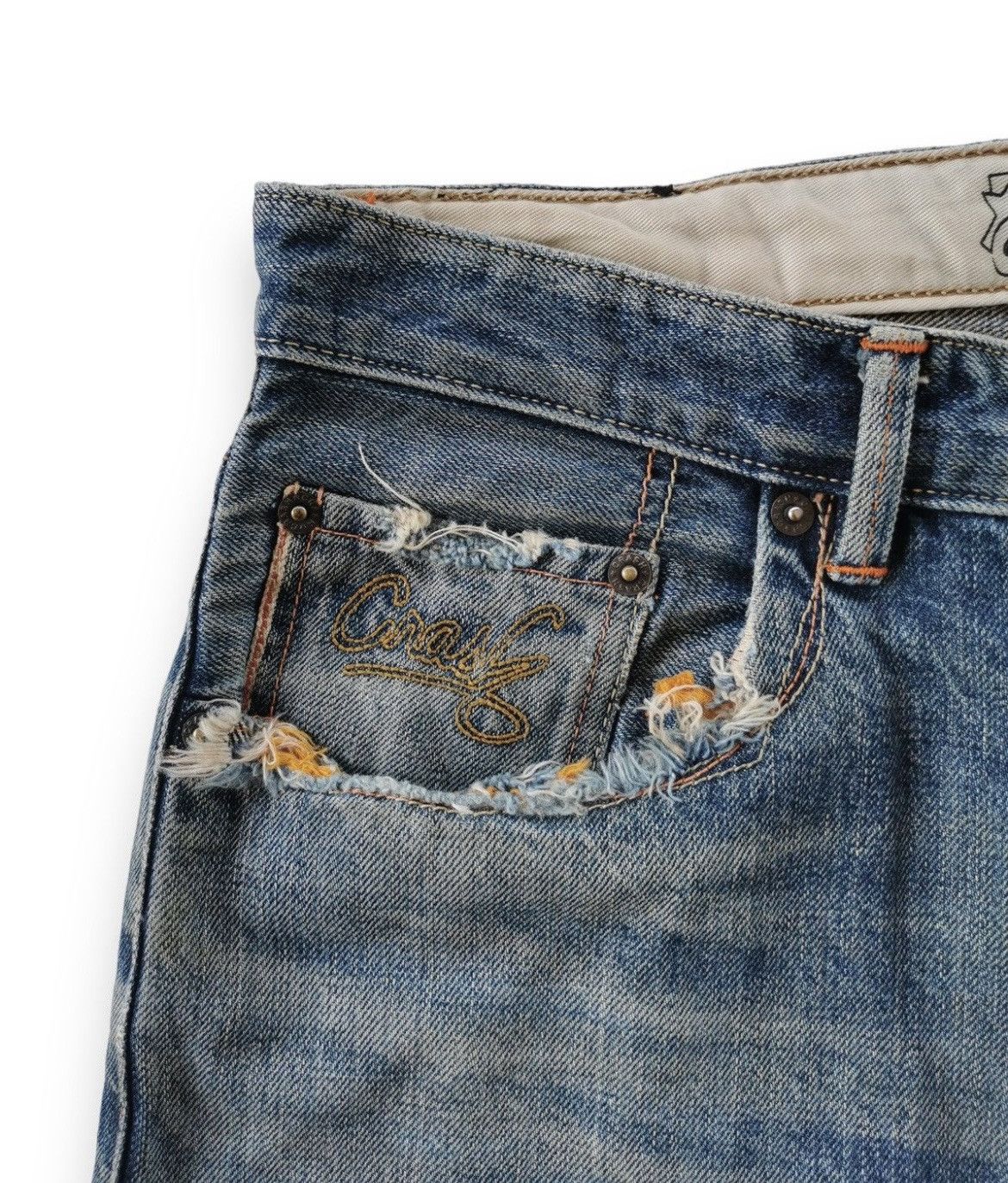 Japanese Brand × Paul Smith × Paul Smith Red Ear Paul Smith Red Ear Selvedge & Crash Crook Selvedge Size US 30 / EU 46 - 19 Thumbnail