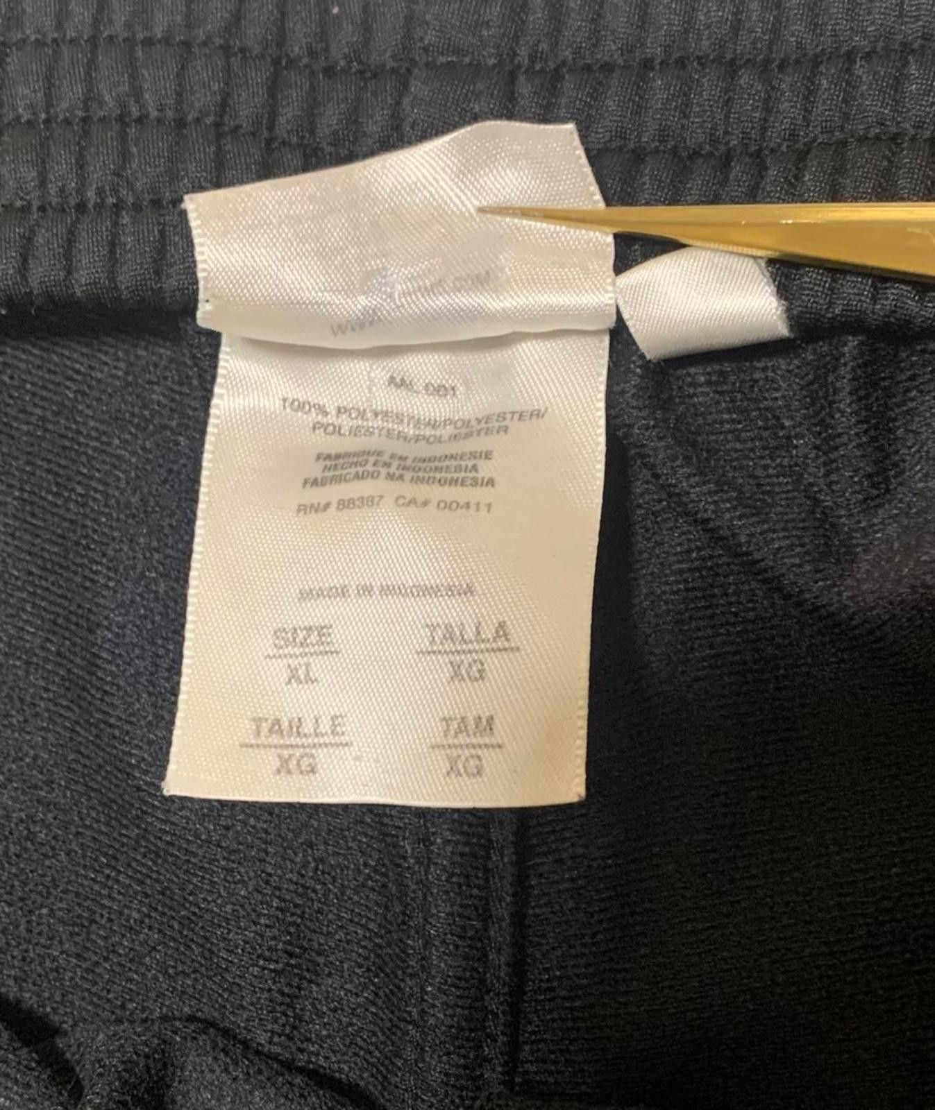 Adidas Vintage 90s Adidas Men's XL Black Athletic Pants Red Stripes Size US 36 / EU 52 - 4 Thumbnail