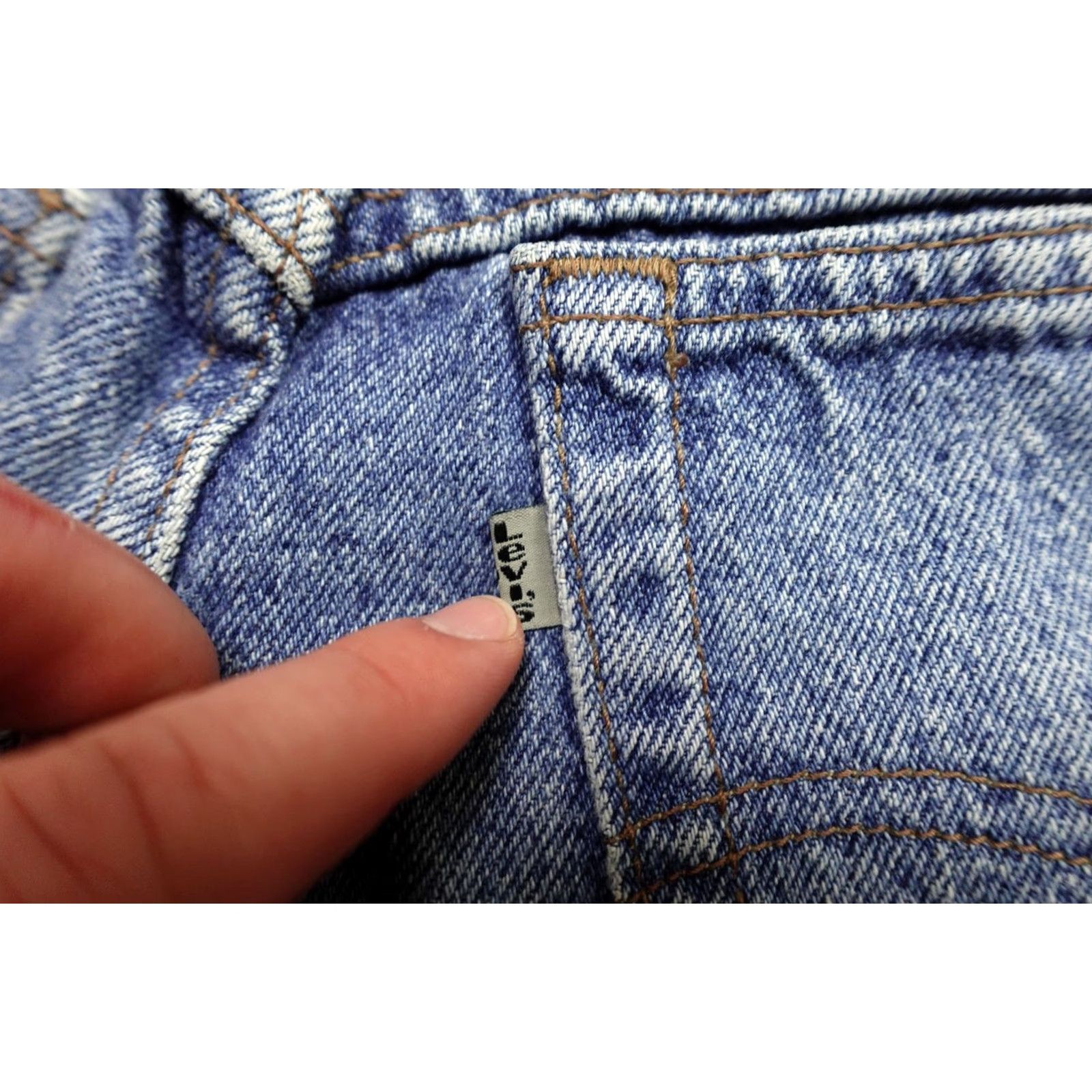 Levi's VINTAGE Levi’s Silver Tab Jeans Womens 13 Blue High Rise Tapered 90s Made In USA Size 34" / US 12 / IT 48 - 3 Thumbnail
