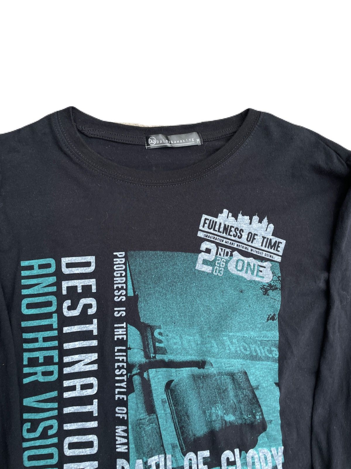 If Six Was Nine 2000s Japanese archive Poem Long Sleeve Tee Vkei Gyaruo Size US S / EU 44-46 / 1 - 5 Thumbnail