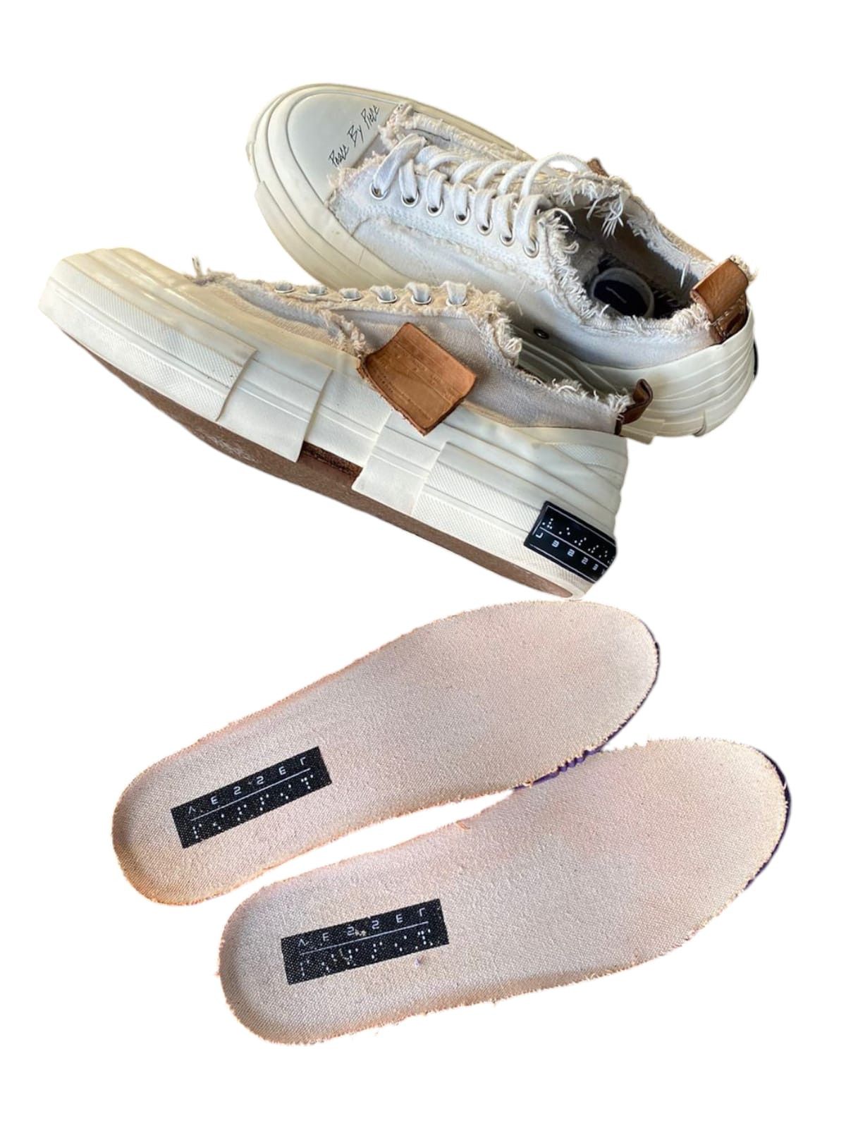 xVESSEL Xvessel G.O.P low all white canvas sneaket Size US 8 / IT 38 - 8 Thumbnail